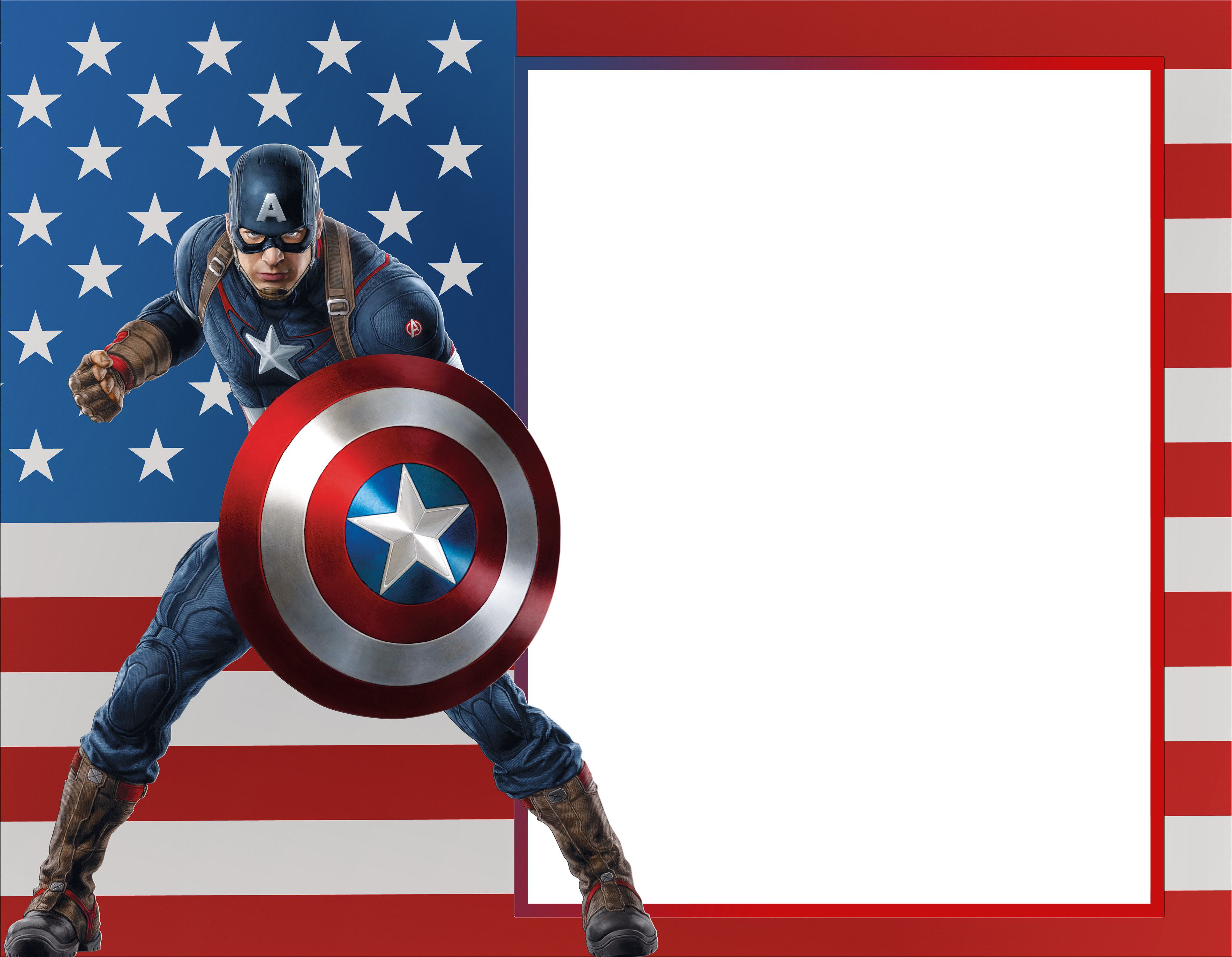 captain america transparent photo frame gallery christmas party online invitations