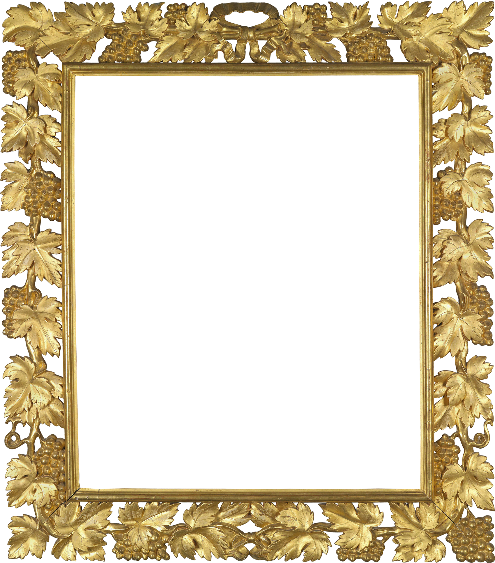 Gold Transparent PNG Photo Frame with Vine | Gallery ...