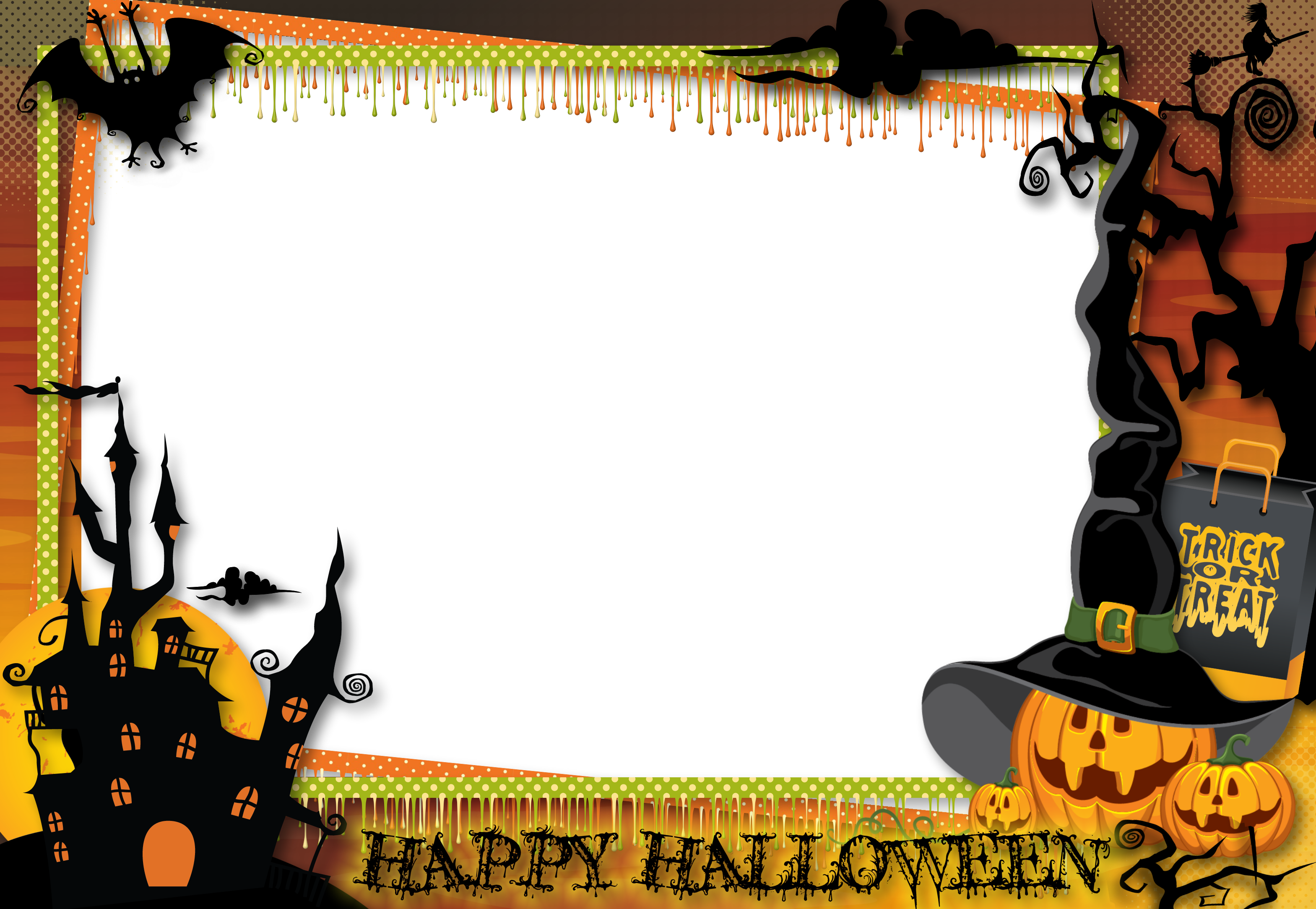 free halloween frame clipart - photo #42