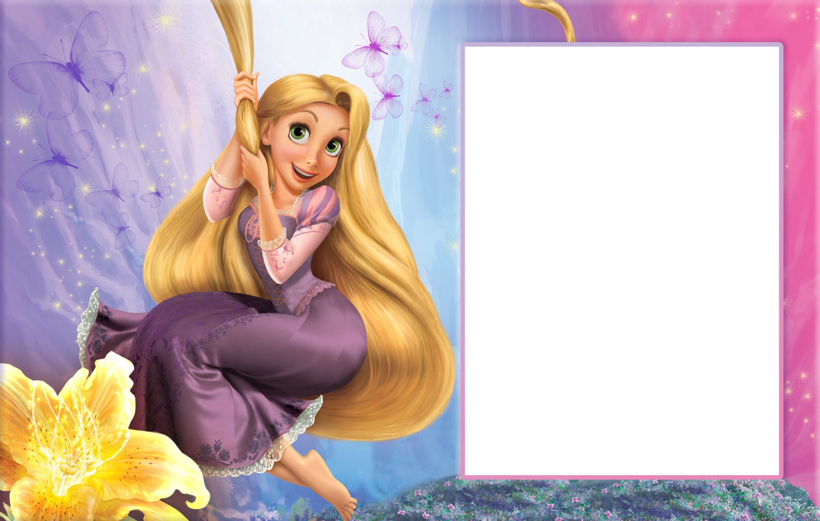 Rapunzel Child Transparent PNG Frame | Gallery ...