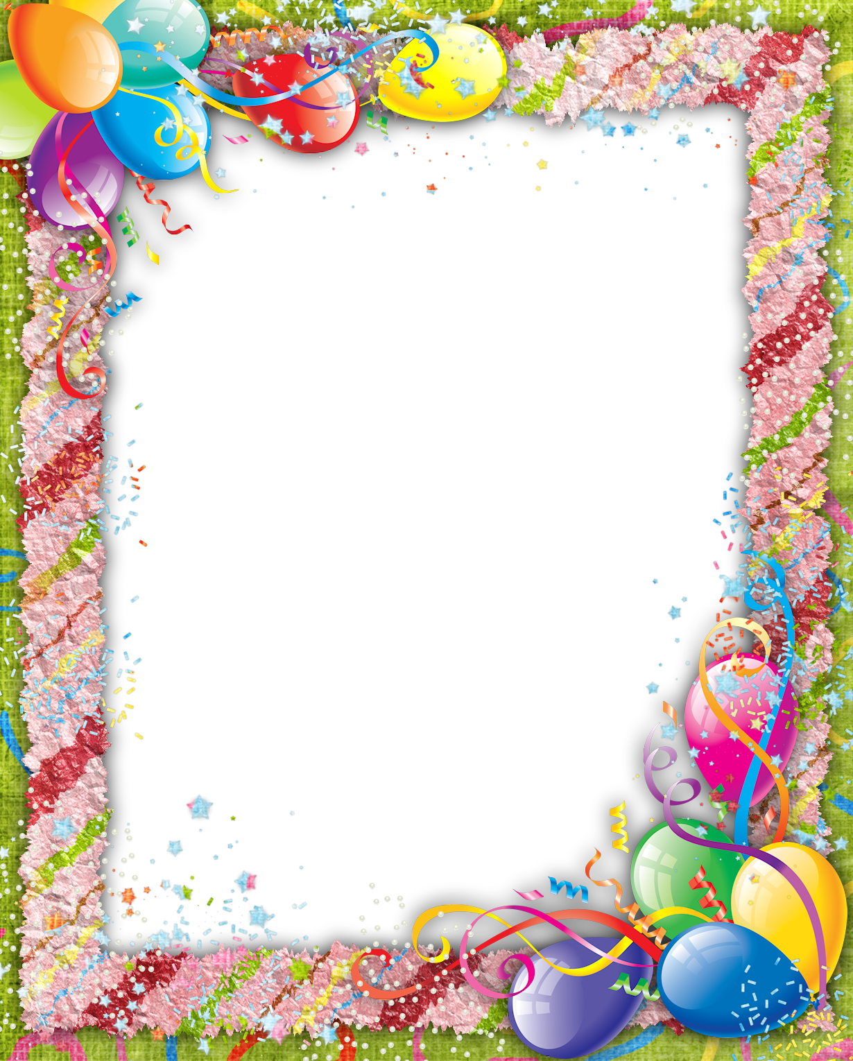 Transparent Birthday PNG Frame | Gallery Yopriceville - High-Quality