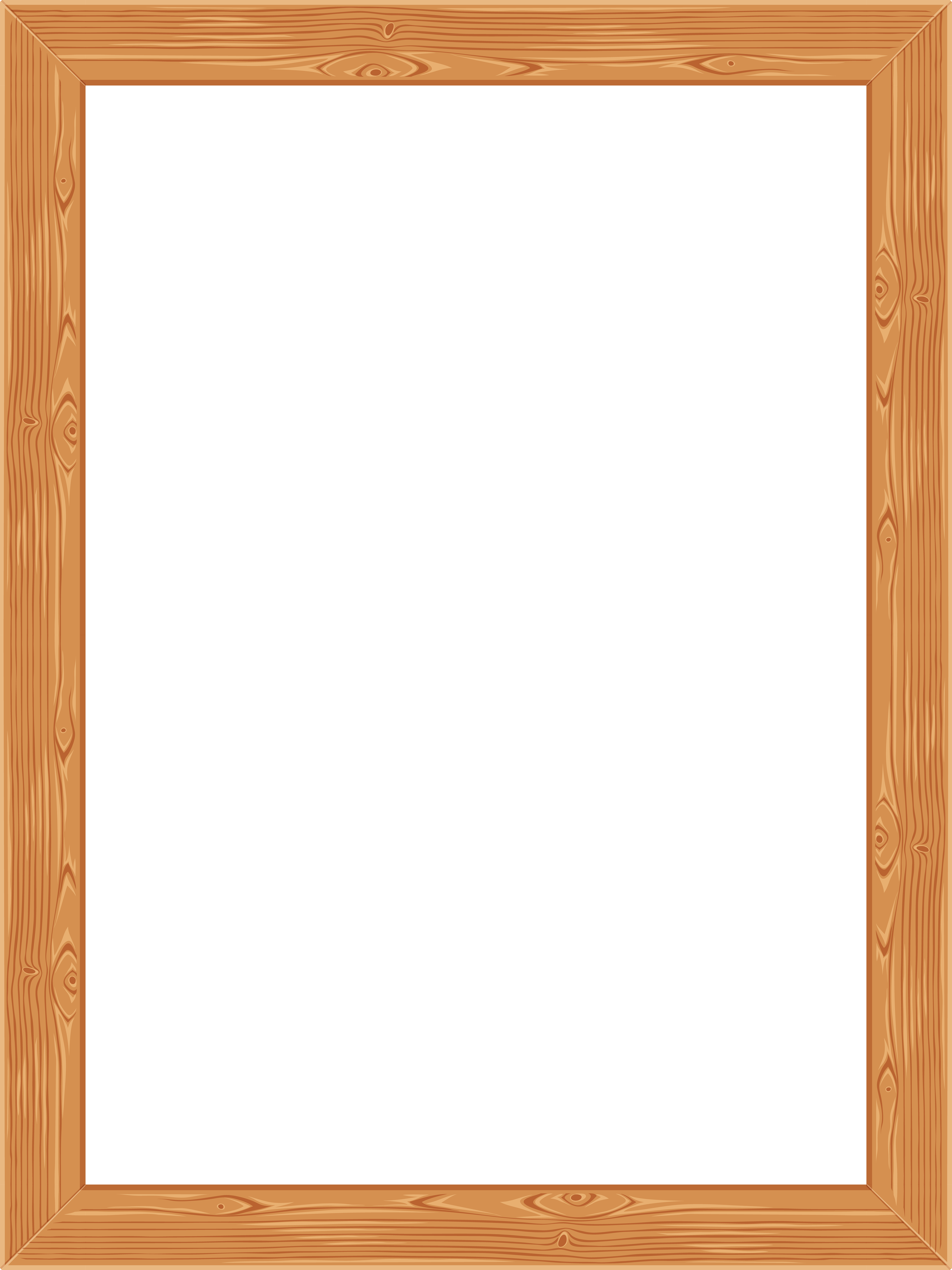 Transparent Classic Wooden Frame PNG Image | Gallery ...