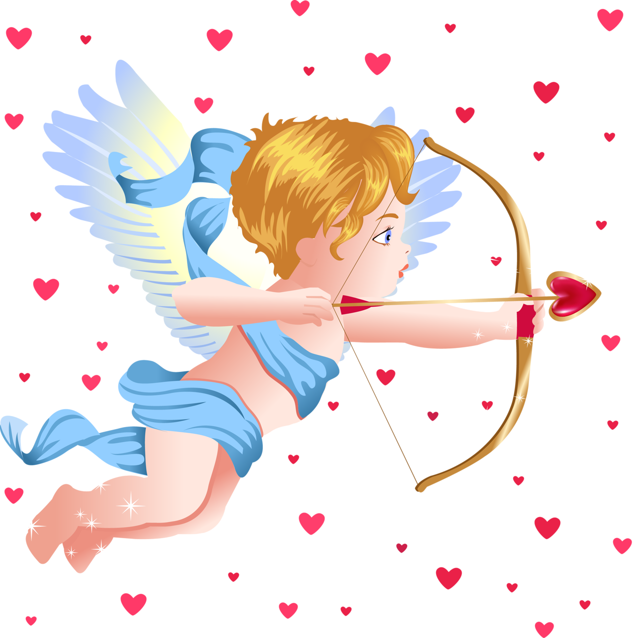 Angel With Cupid Bow Free PNG Clipart Picture | Gallery Yopriceville ...