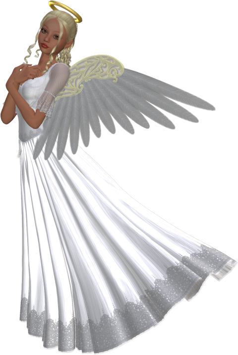 Beautiful Angel 3D Clipart | Gallery Yopriceville - High-Quality Images