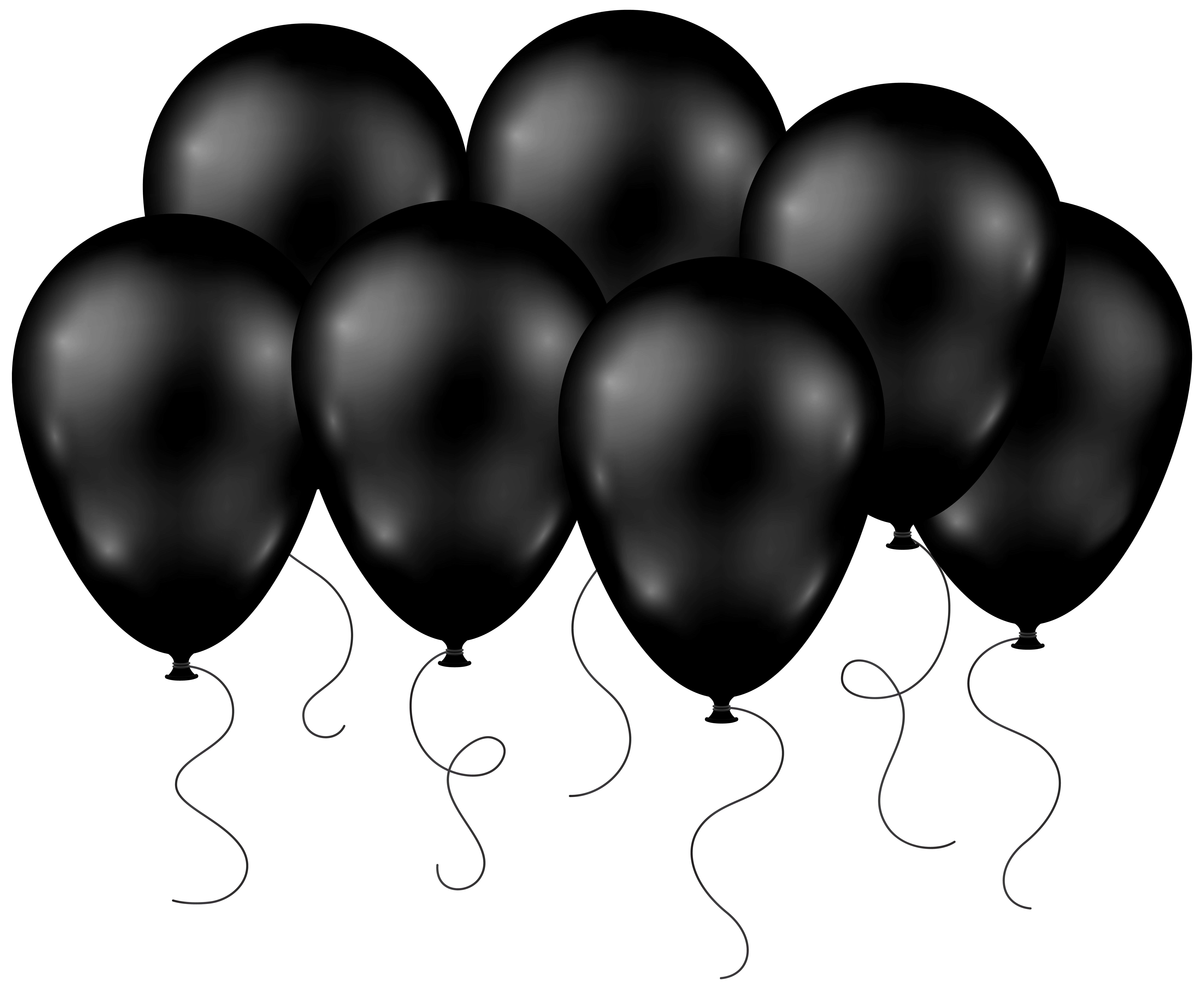 clip art balloons black background - photo #10