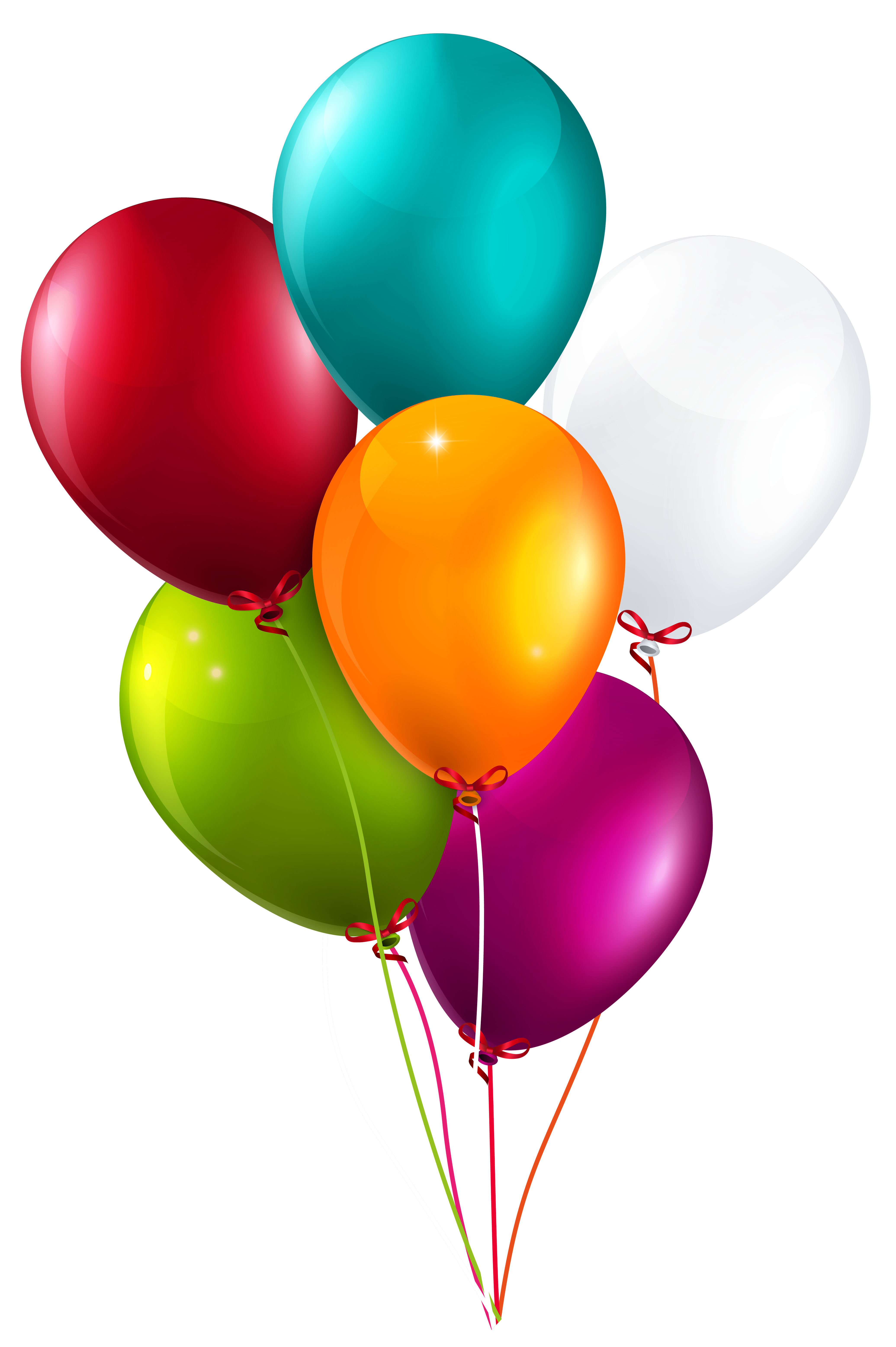 Free Clipart Large Size Birthday Balloons 104