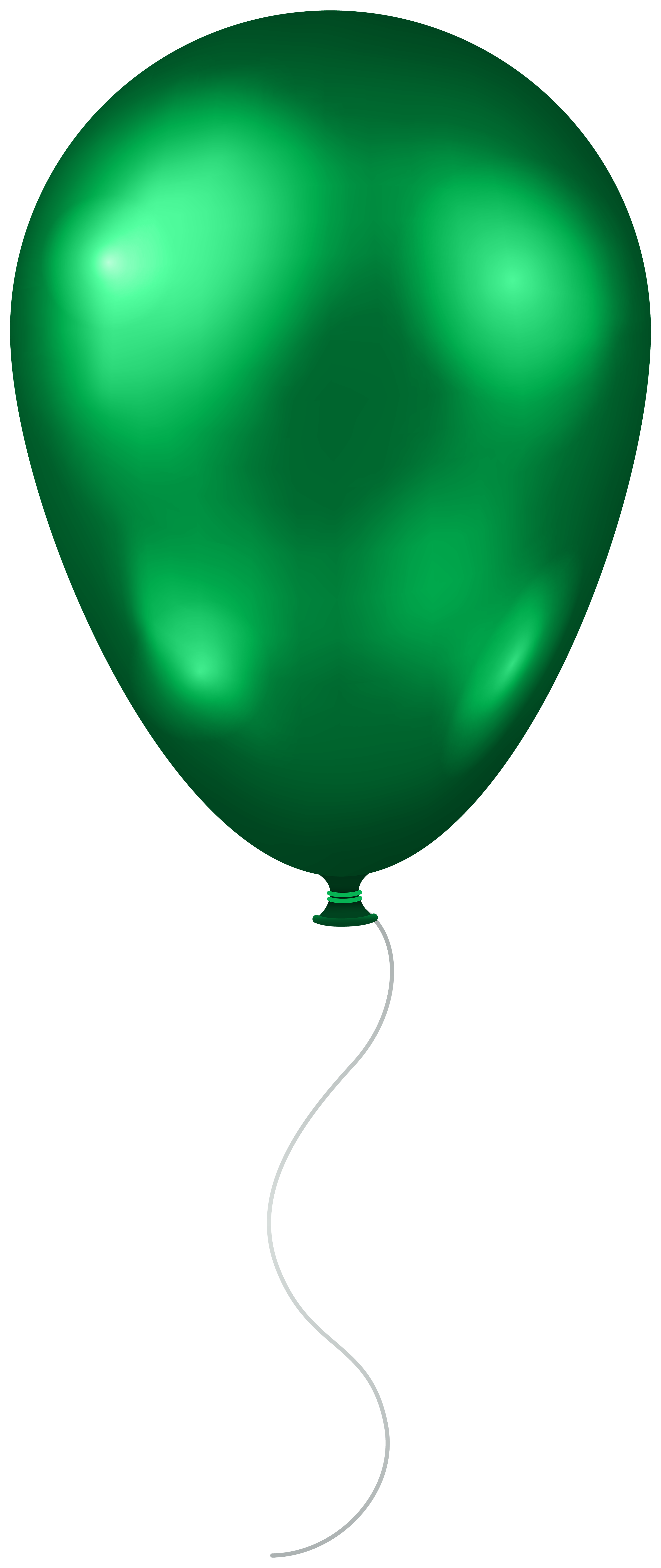 Green Balloon Transparent PNG Clip Art Image | Gallery Yopriceville