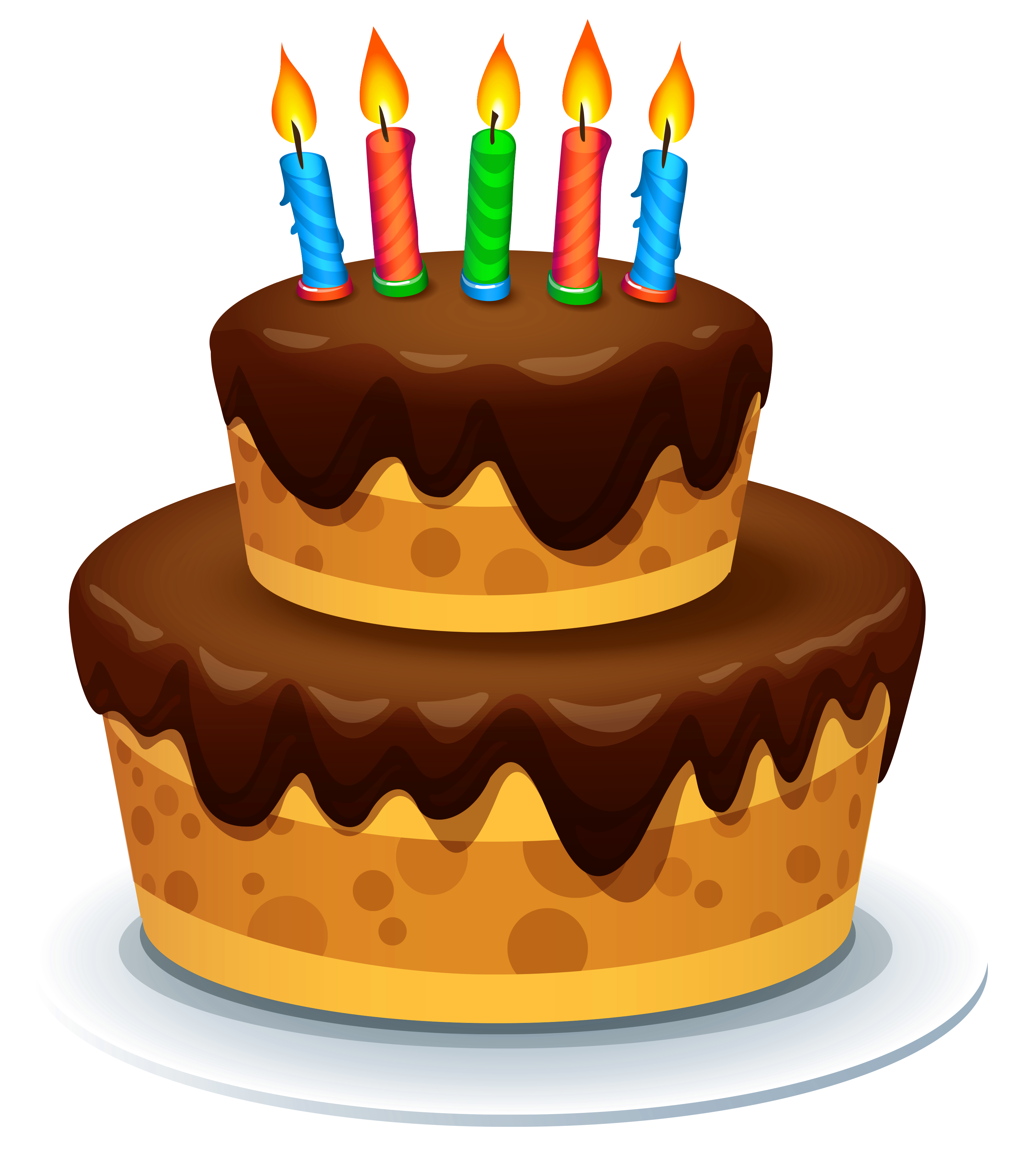Cake with Candles PNG Clipart Image | Gallery Yopriceville - High
