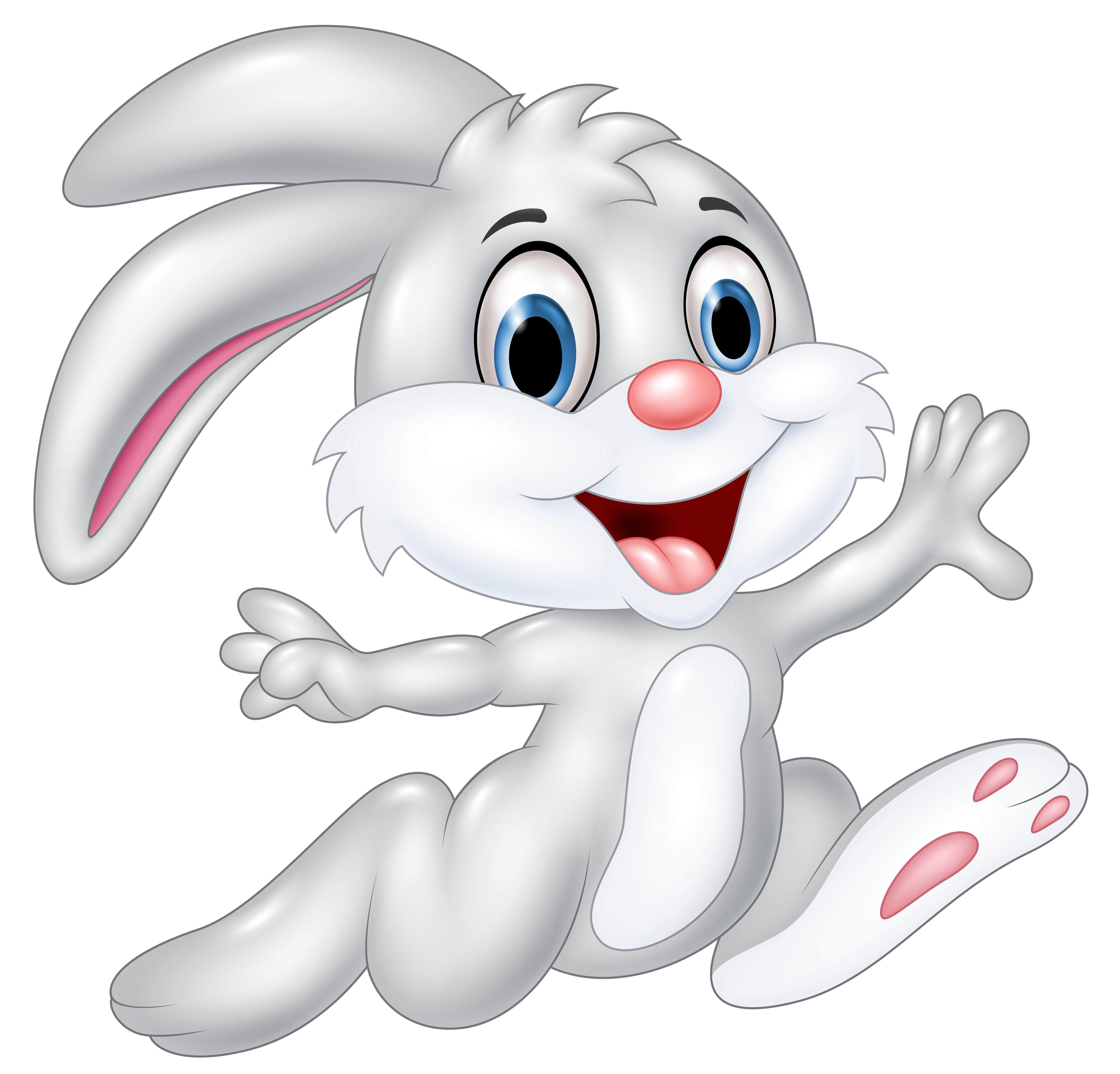 Bunny Cartoon PNG Clip Art Image | Gallery Yopriceville - High-Quality