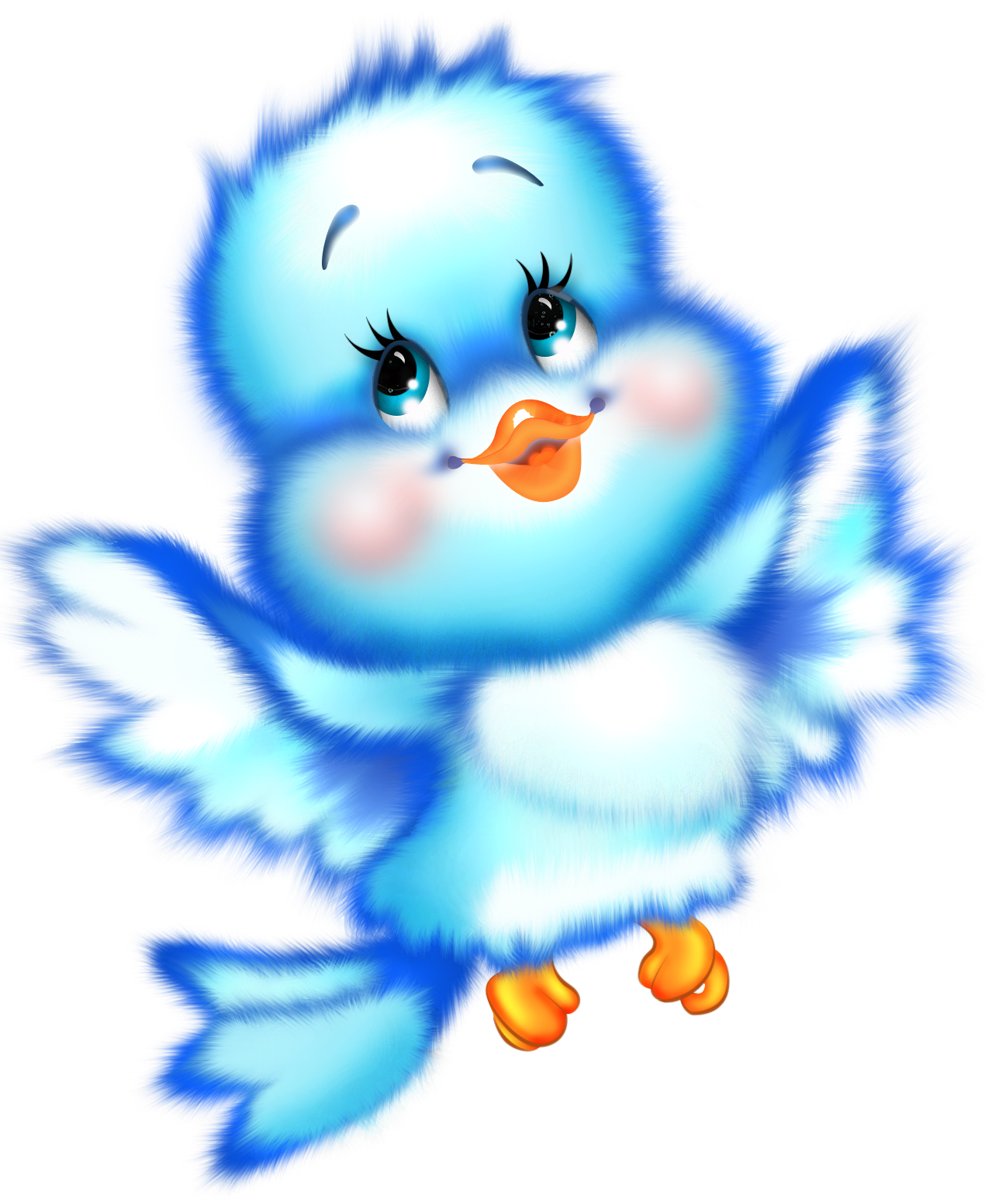 Large Blue Bird PNG Cartoon Clipart Clip art Pinterest