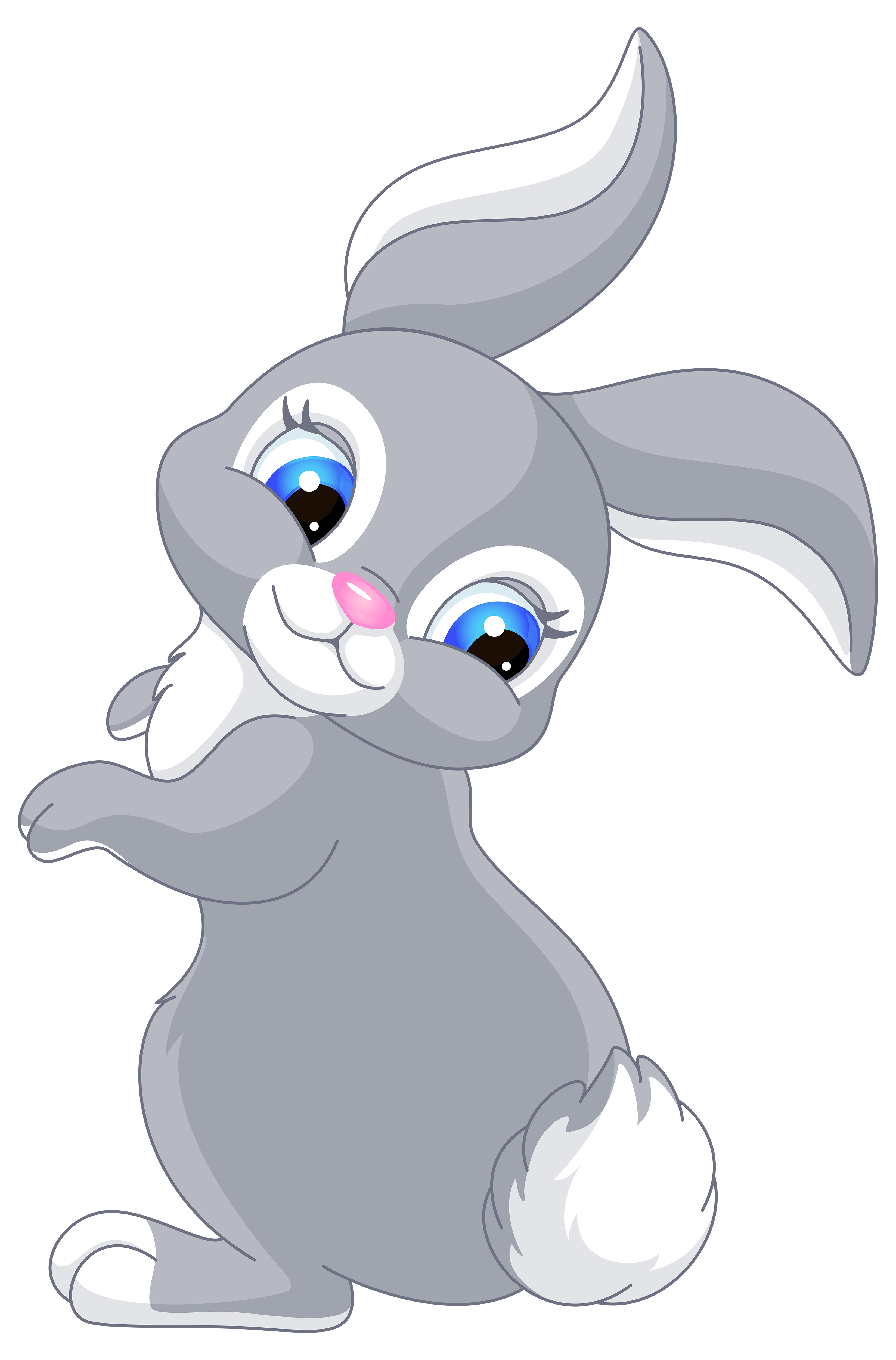 clip art cartoon rabbits - photo #24
