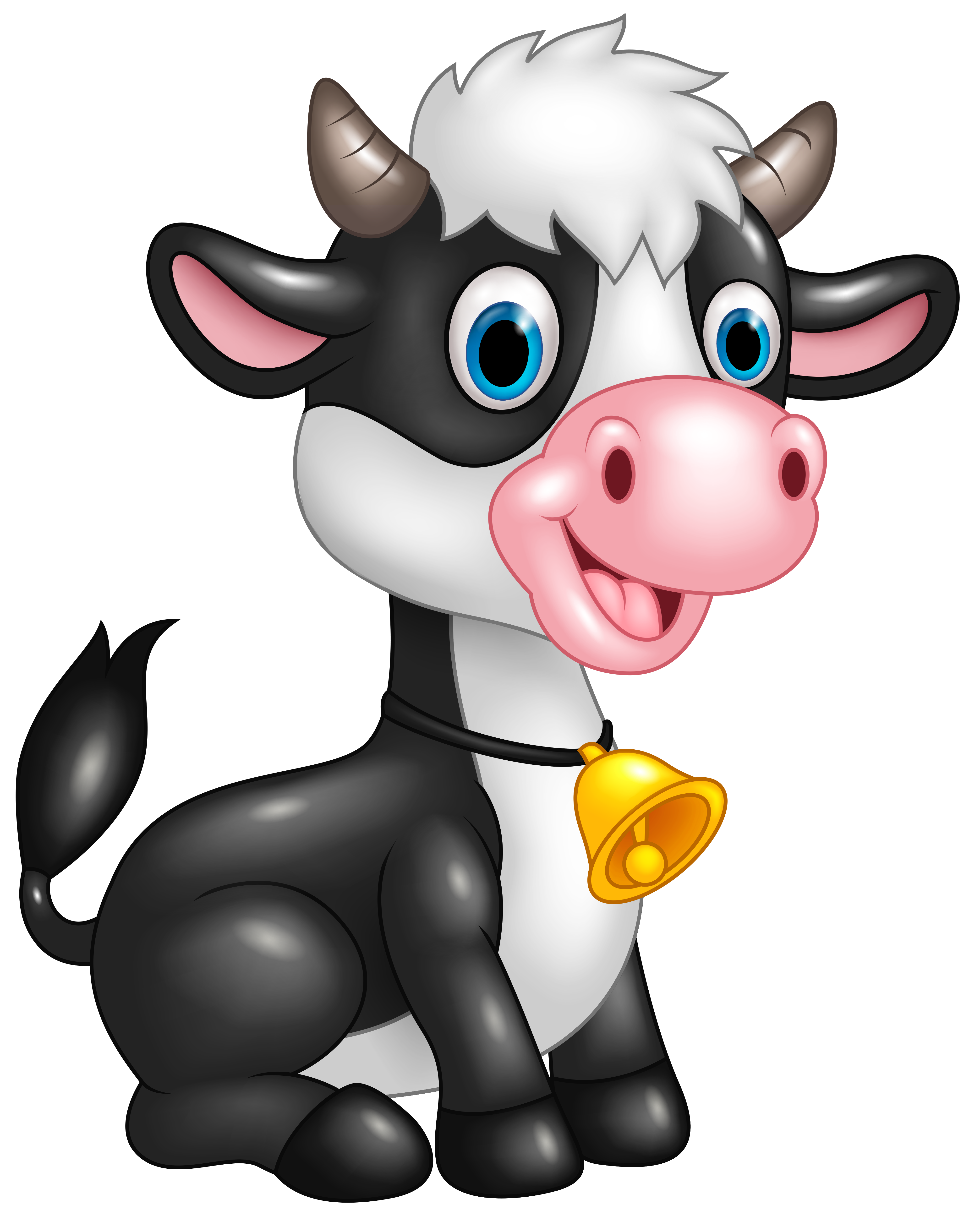 Cute Cow Cartoon PNG Clipart Image | Gallery Yopriceville - High