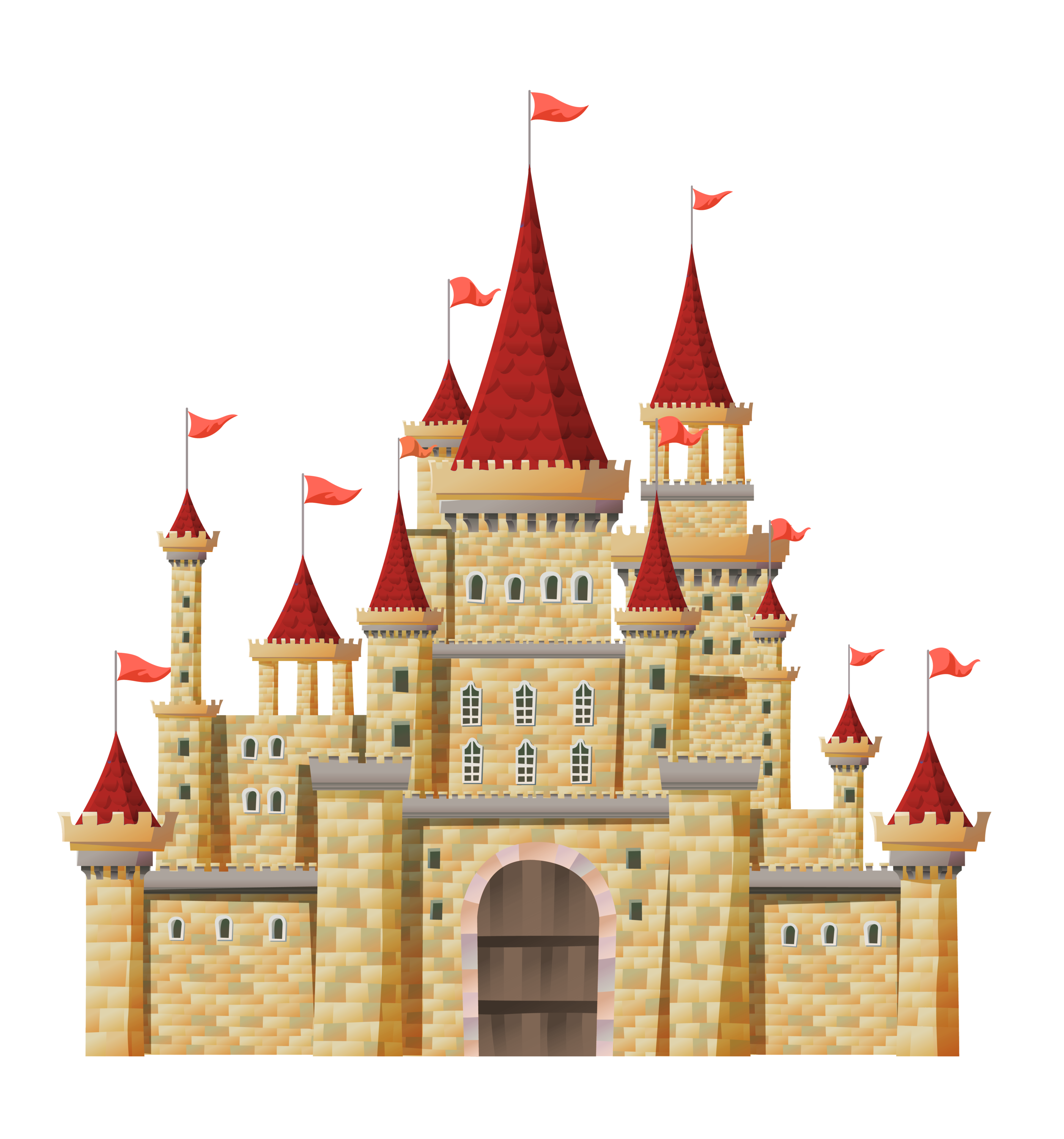 free disney princess castle clipart - photo #37
