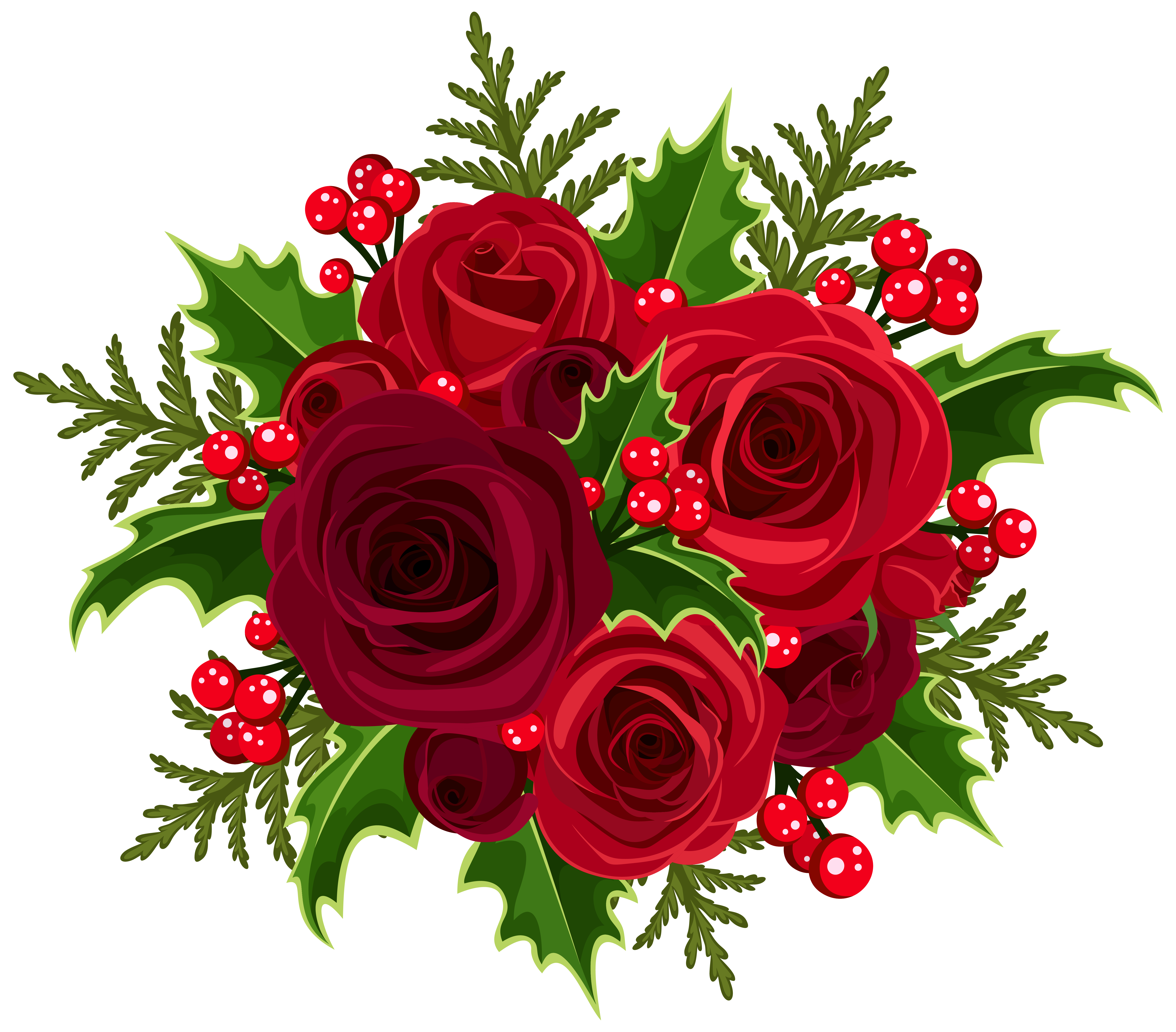 christmas rose clipart - photo #8