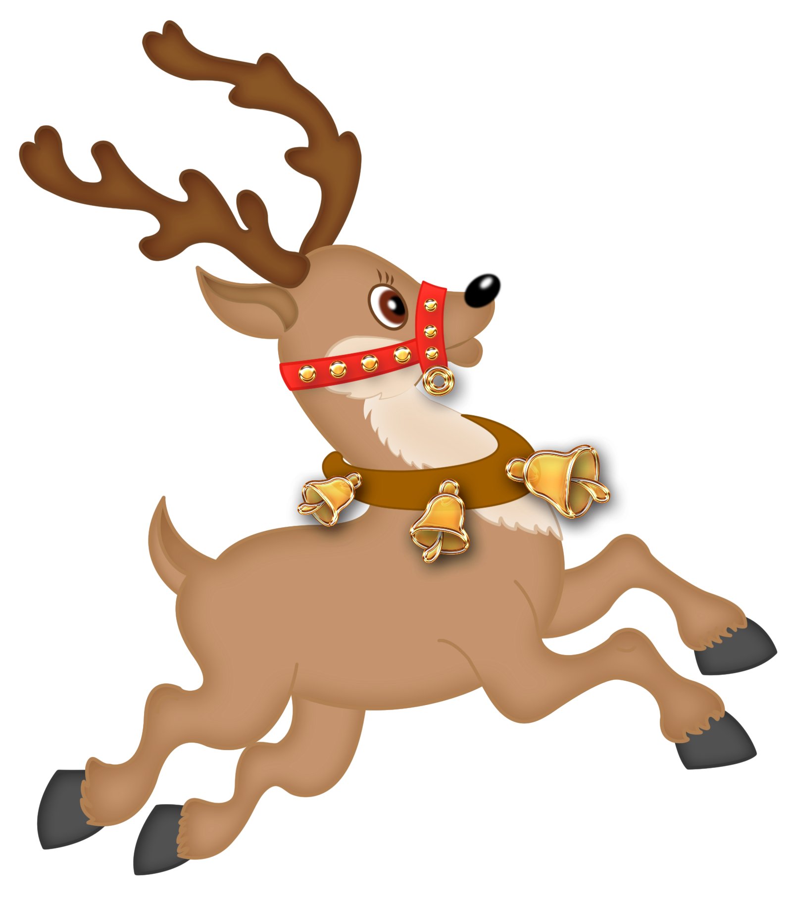 christmas reindeer clipart images - photo #11