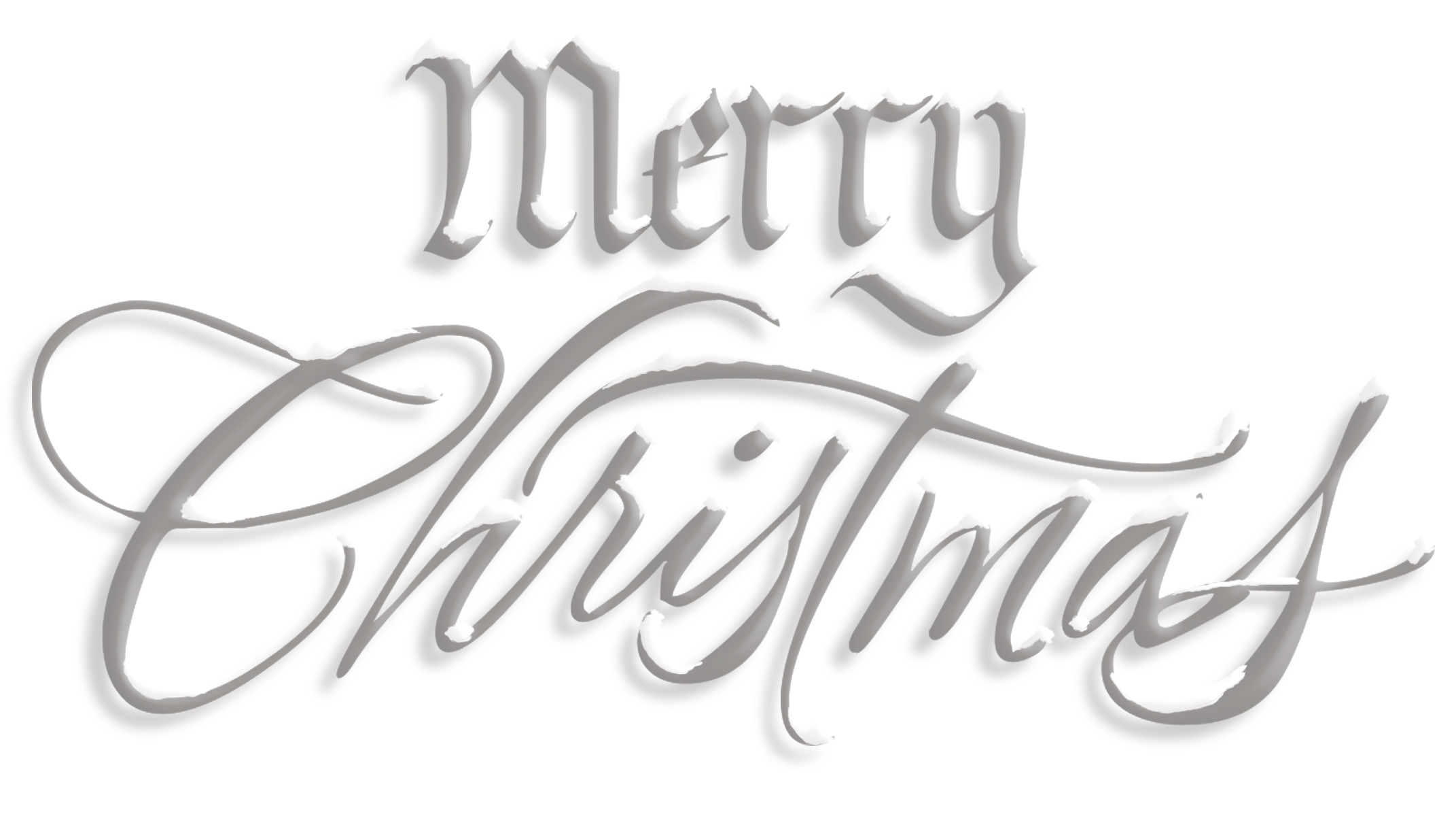 Merry Christmas Transparent Text | Gallery Yopriceville - High-Quality