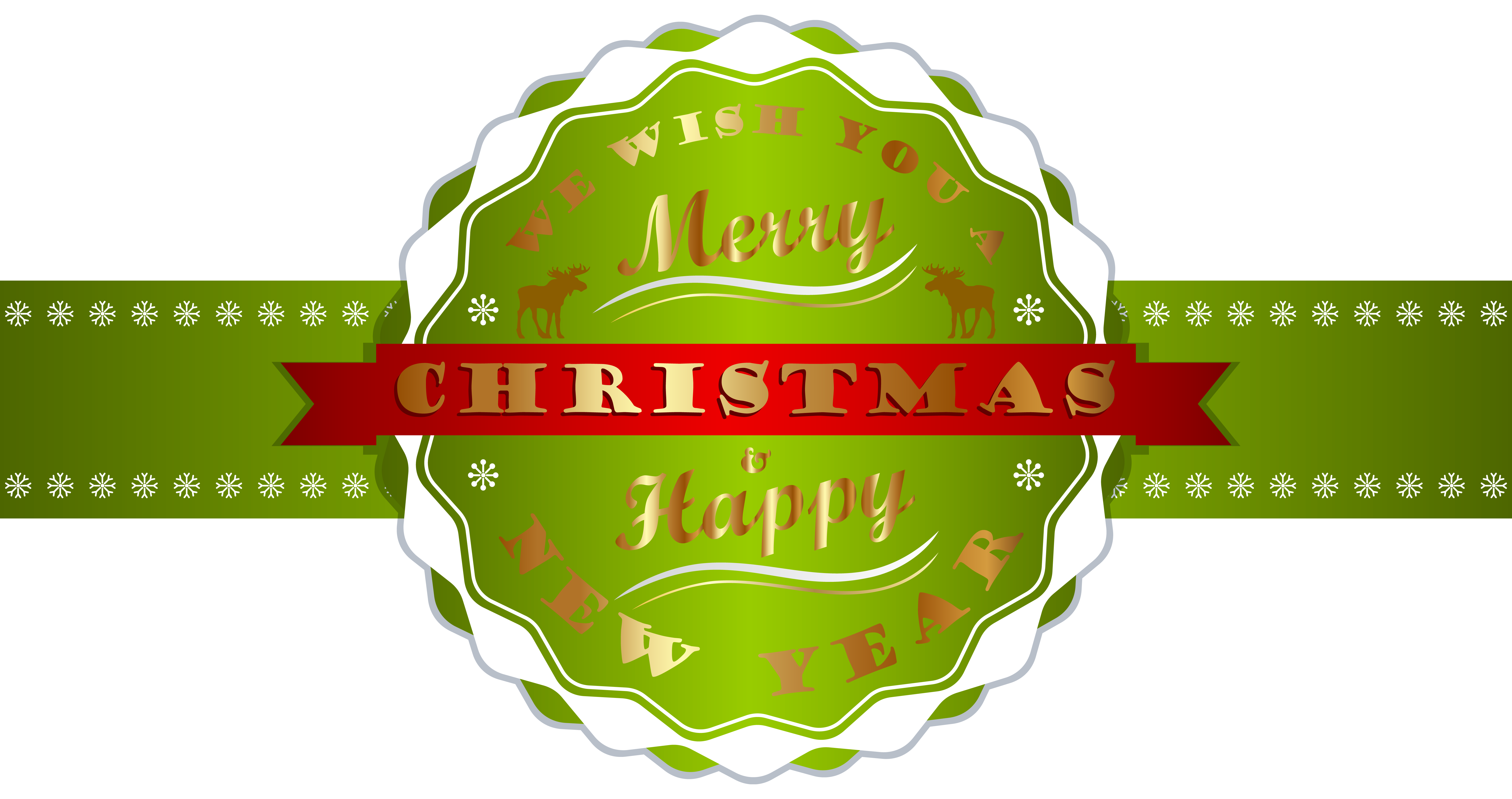 clipart merry christmas happy new year - photo #23