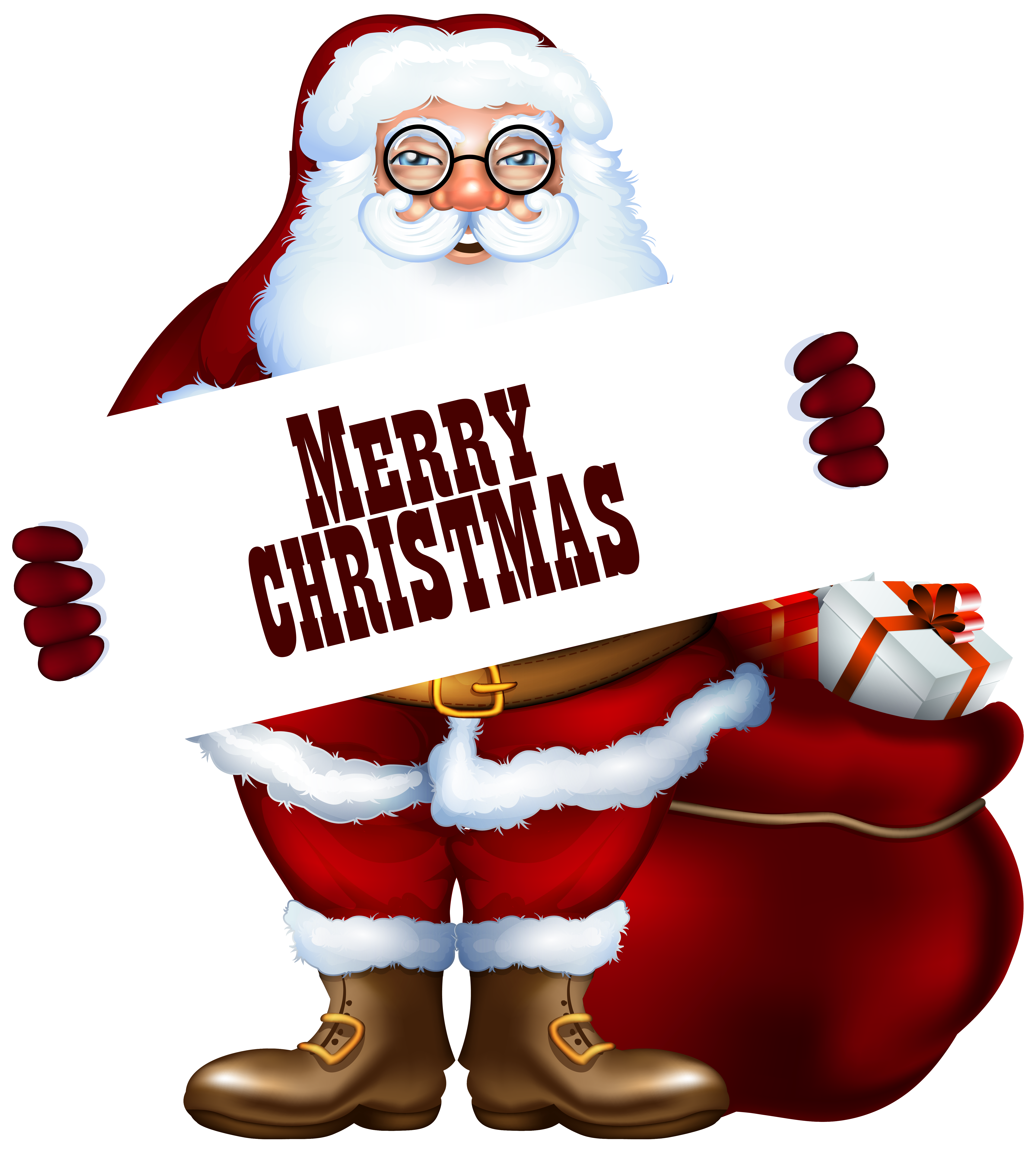 19. SÎLA - Puterea destinului - comentarii Comments about serial and actors - Pagina 38 Santa_Claus_with_Merry_Christmas_Label_PNG_Clipart_Image