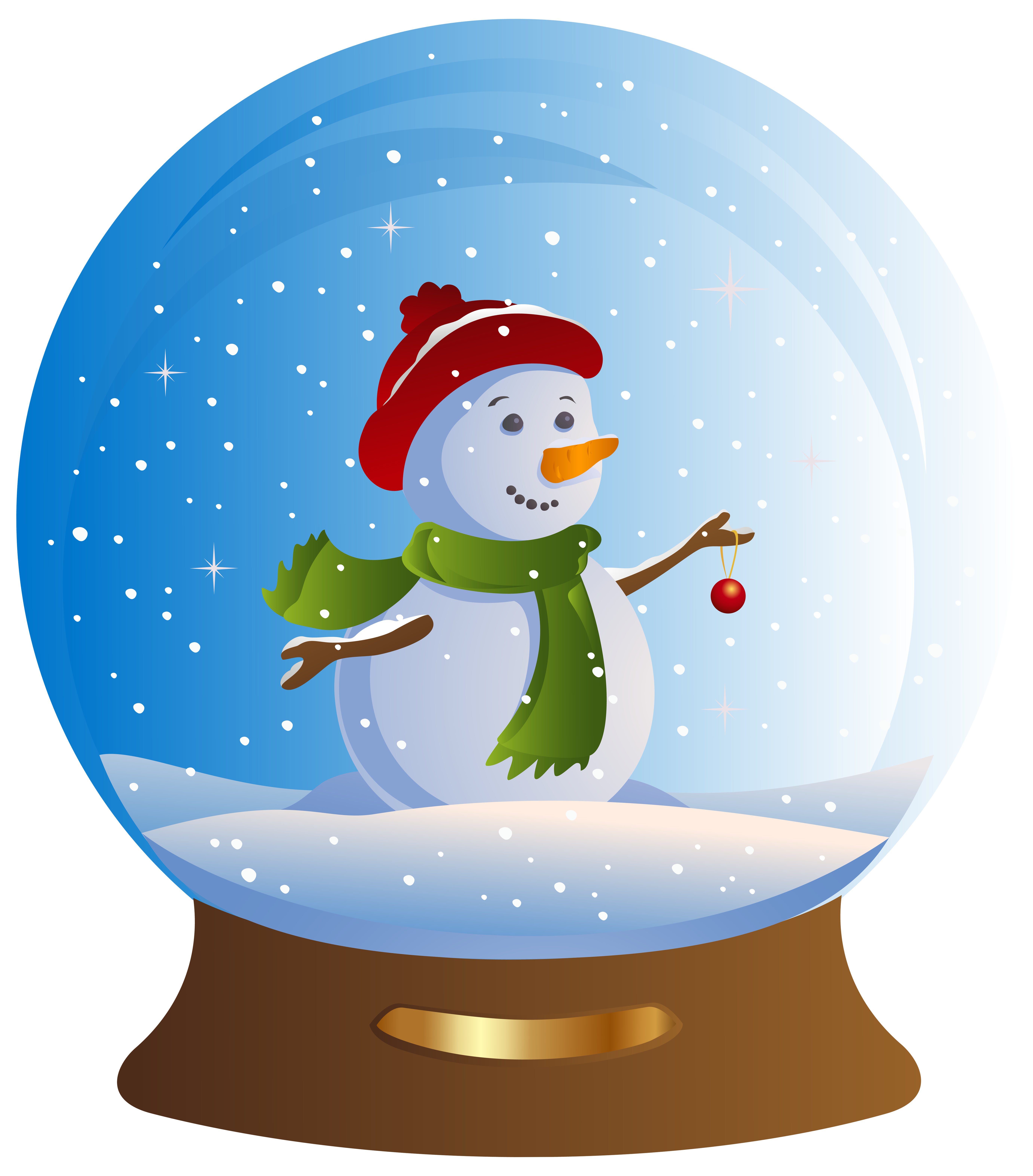 christmas snow globe clipart free - photo #11