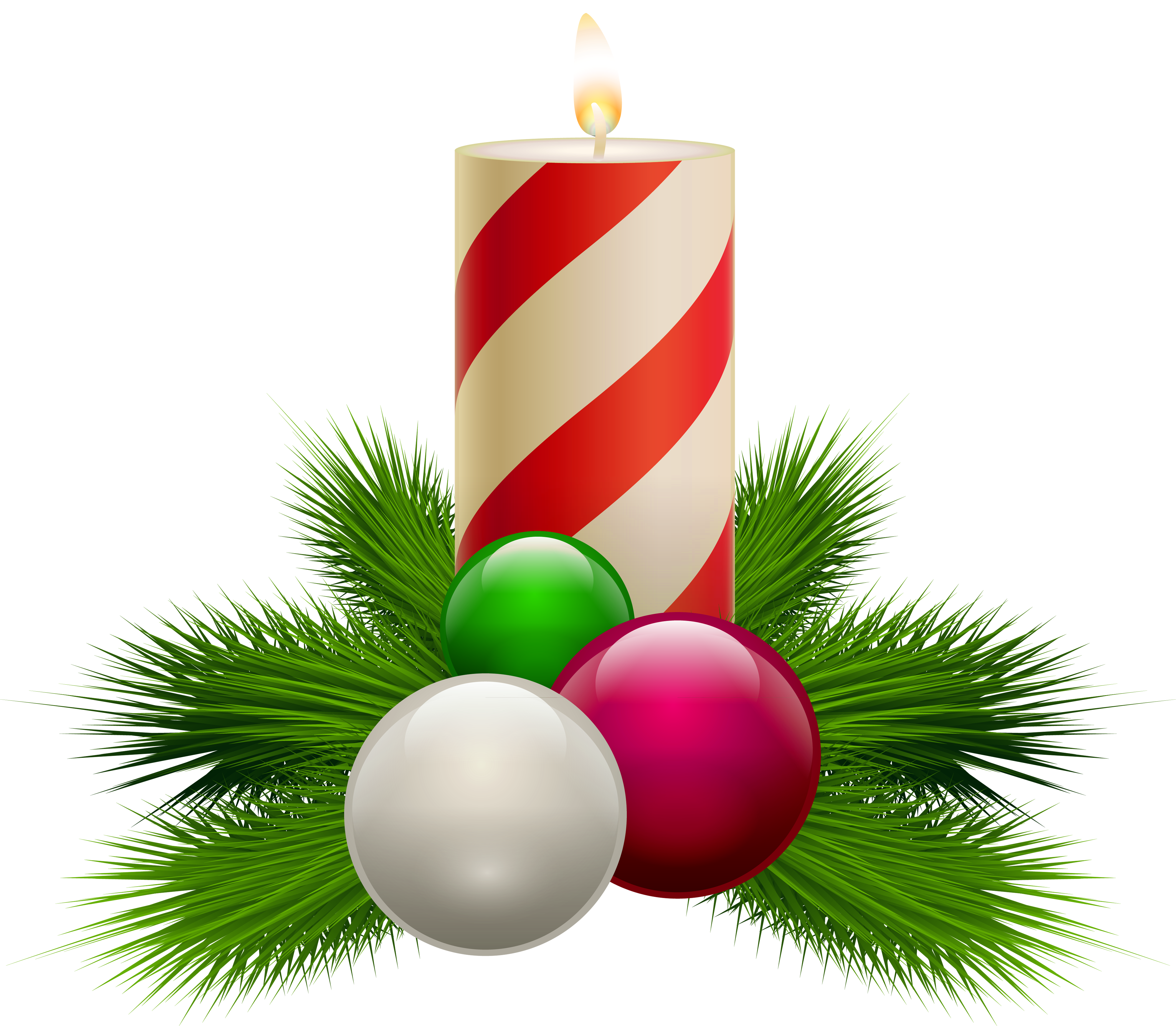 christmas clipart candles - photo #47