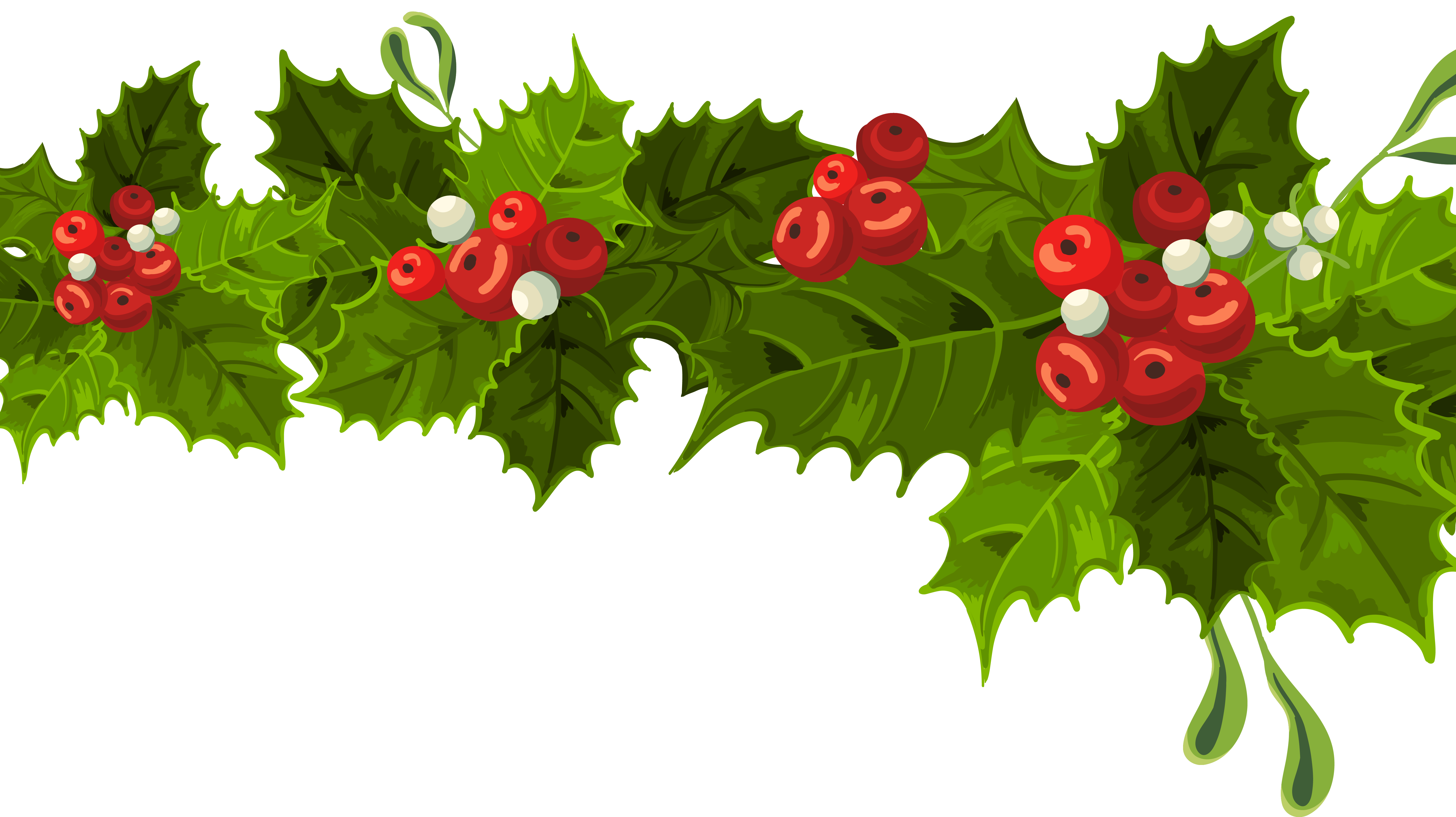 free clipart christmas mistletoe - photo #47