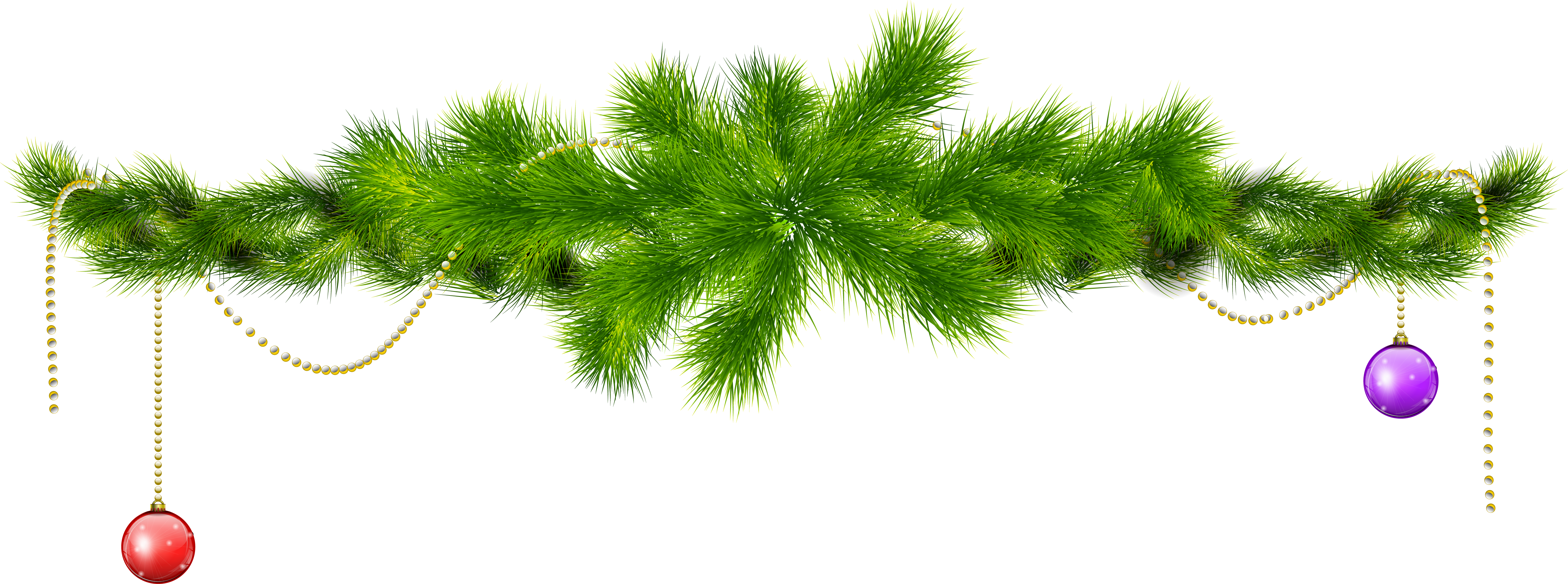 Transparent Pine Branch with Christmas Balls PNG Clipart | Gallery Transparent Pine Branch with Christmas Balls PNG Clipart | Gallery