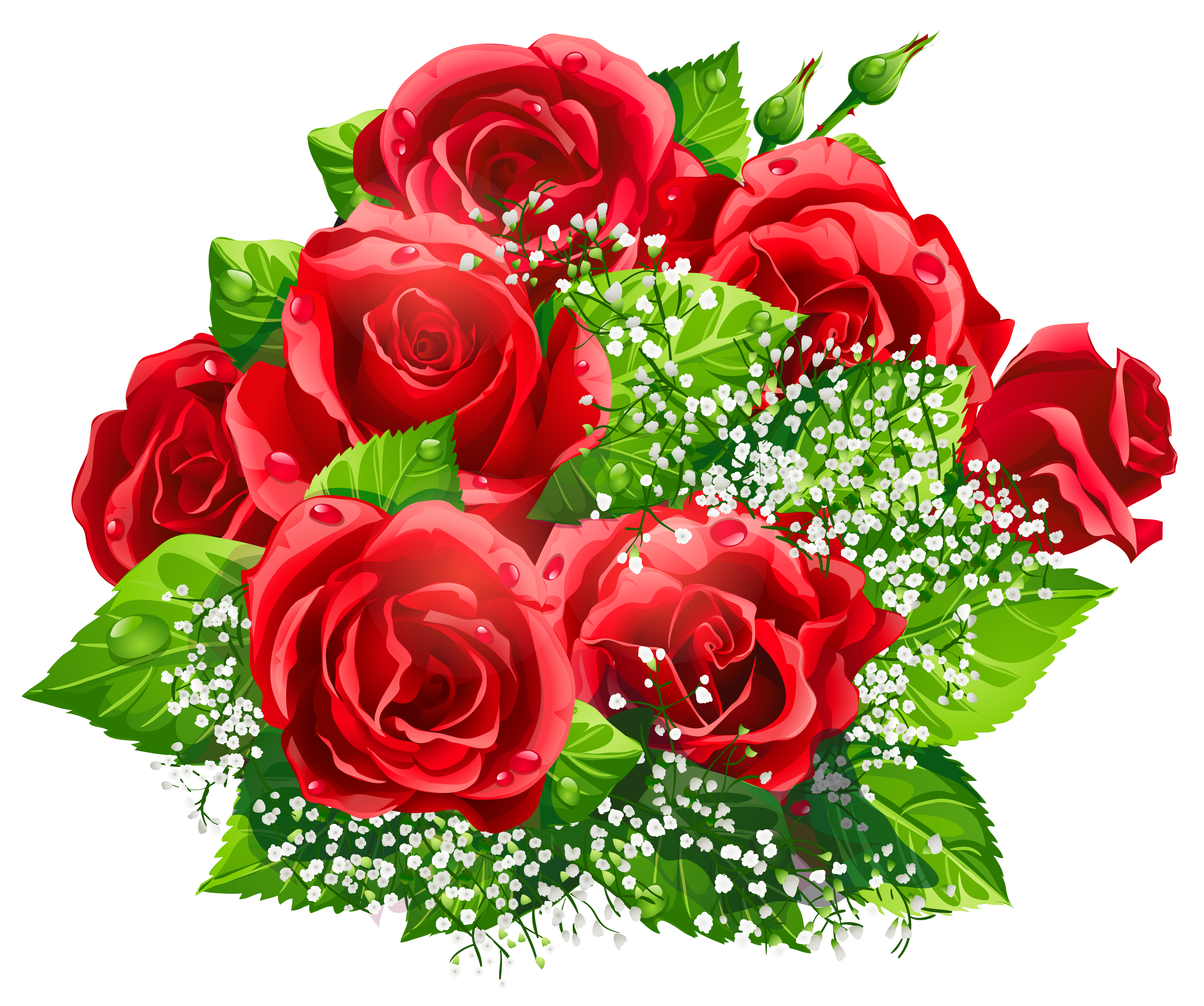 clipart images of red roses - photo #18