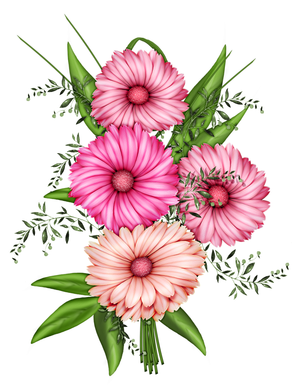 Flowers Transparent PNG Clipart | Gallery Yopriceville - High-Quality