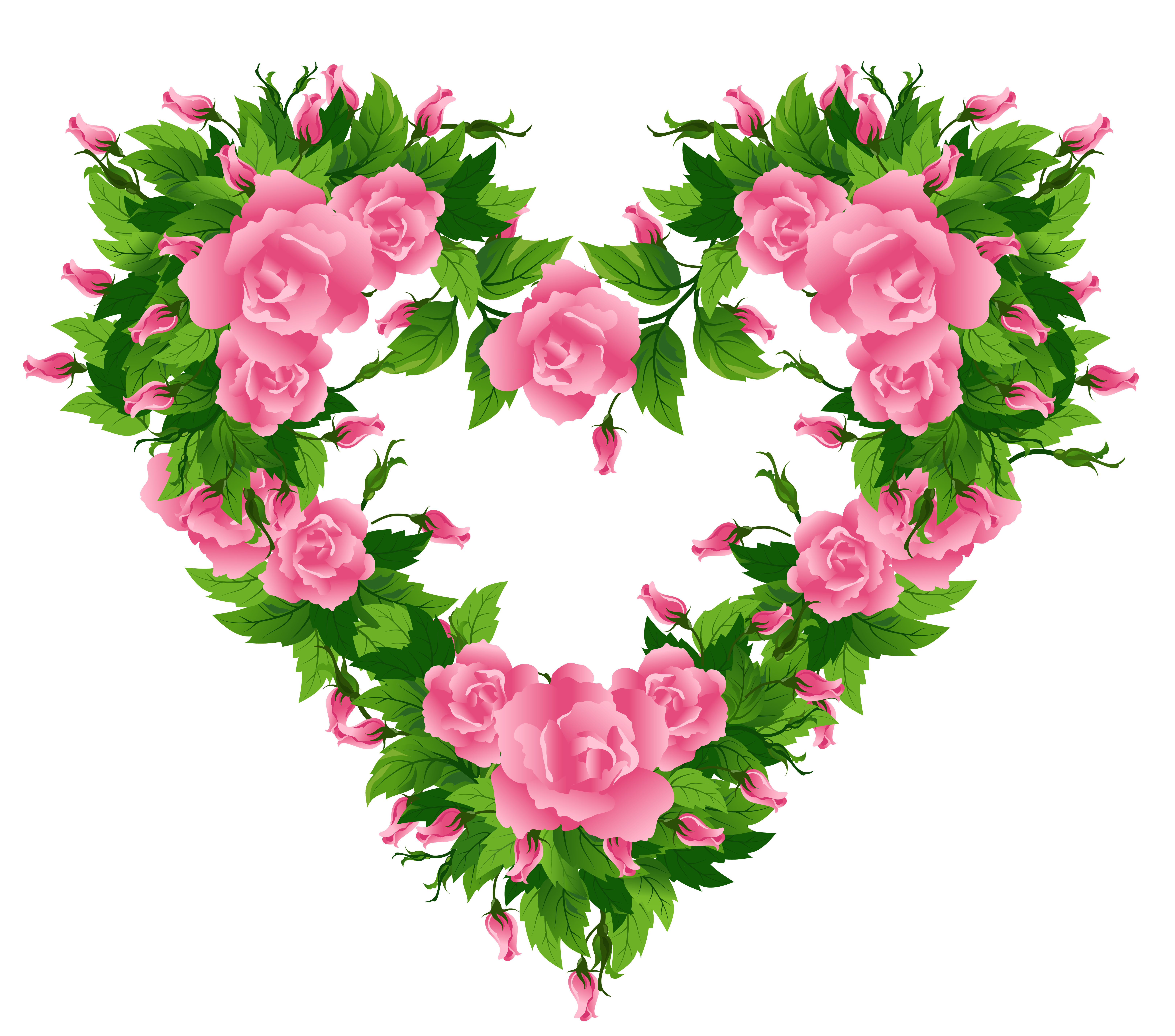 clipart roses hearts - photo #11