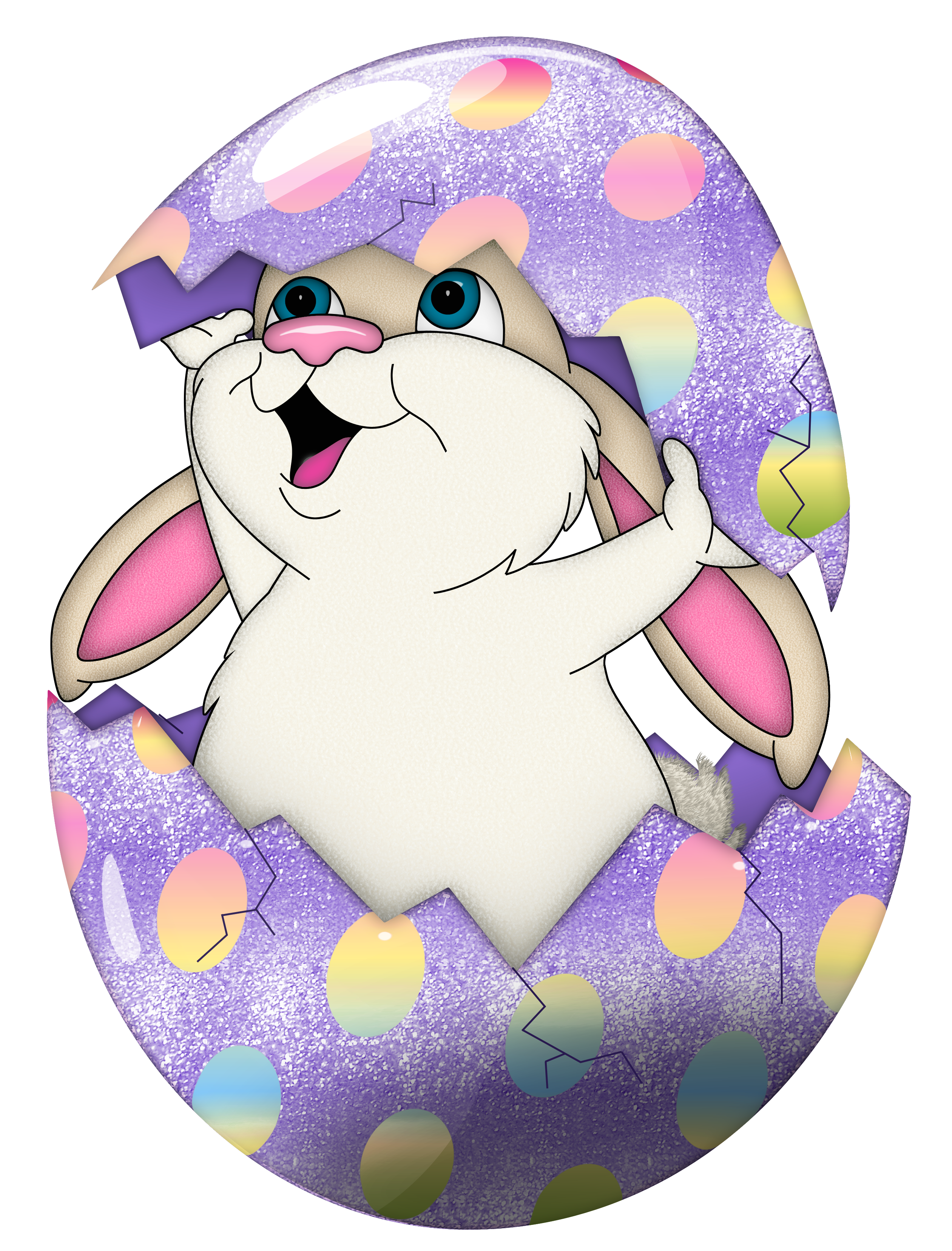 clip art easter eggs and bunny - photo #12