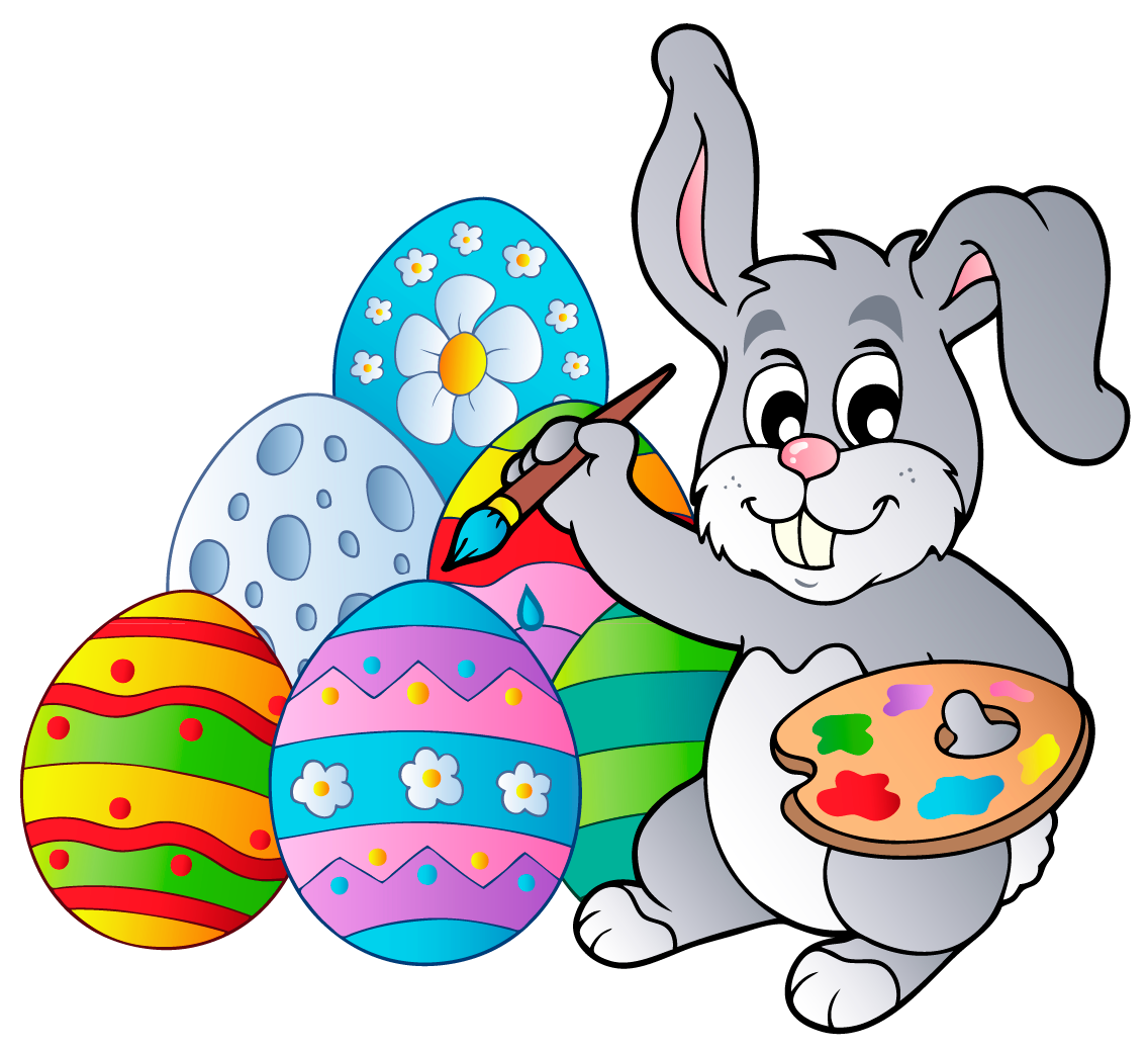 clipart easter eggs and bunny - photo #26