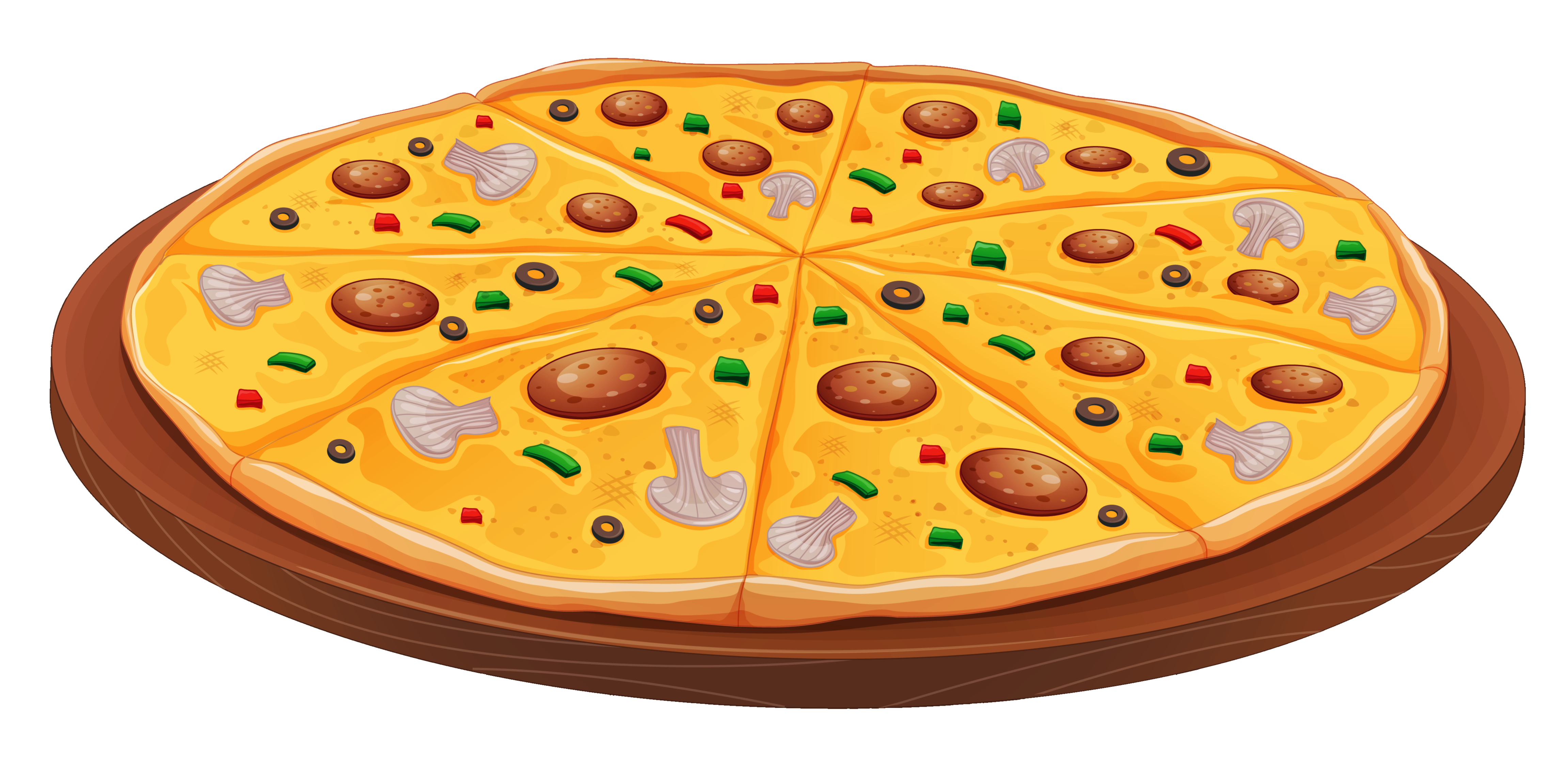 pizza with mushrooms png clipart gallery yopriceville fast food open in christmas