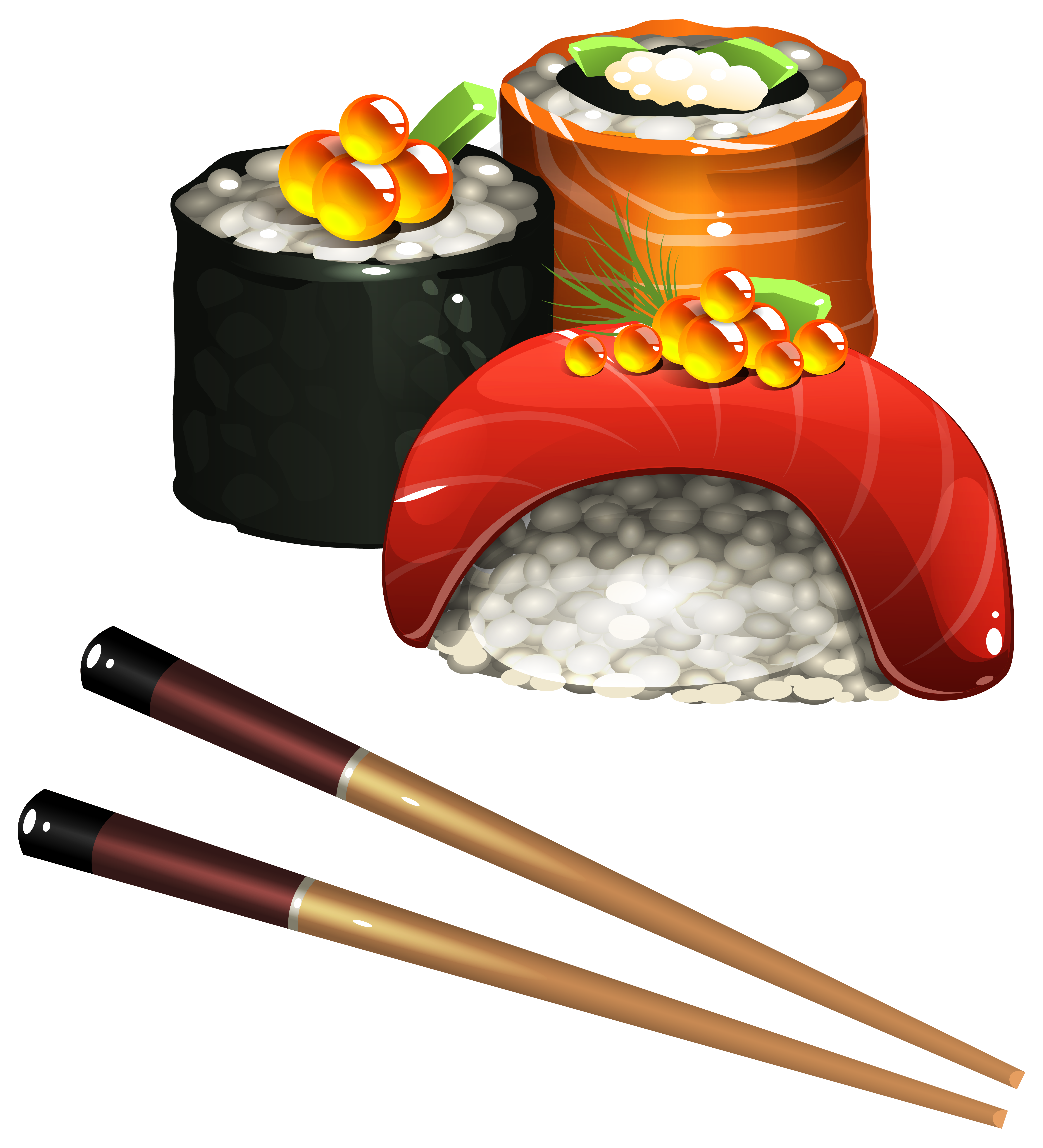 Clip Art Sushi Clip Art sushi set png clipart image view full size