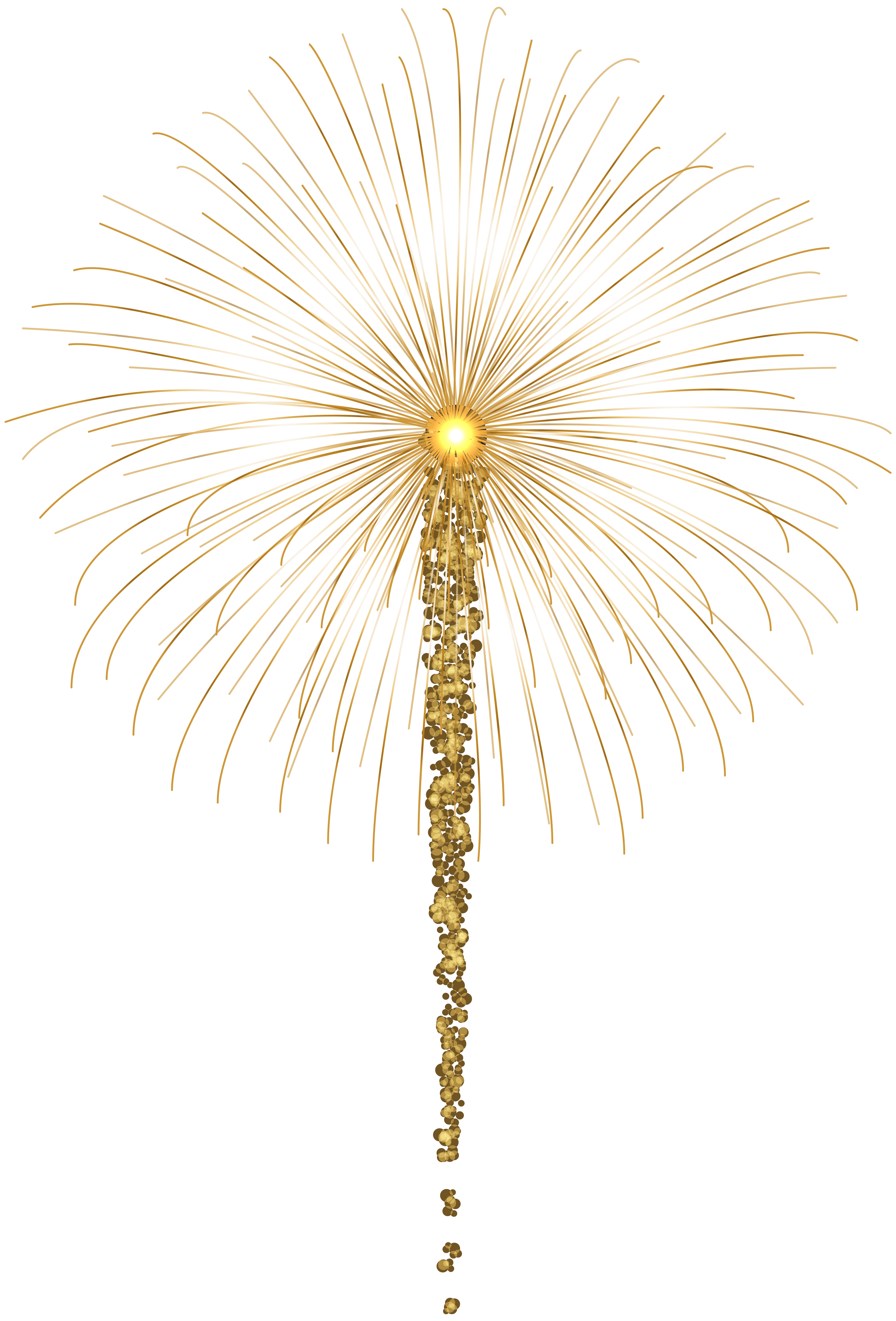 Gold Fireworks for Dark Images PNG Clip Art | Gallery Yopriceville