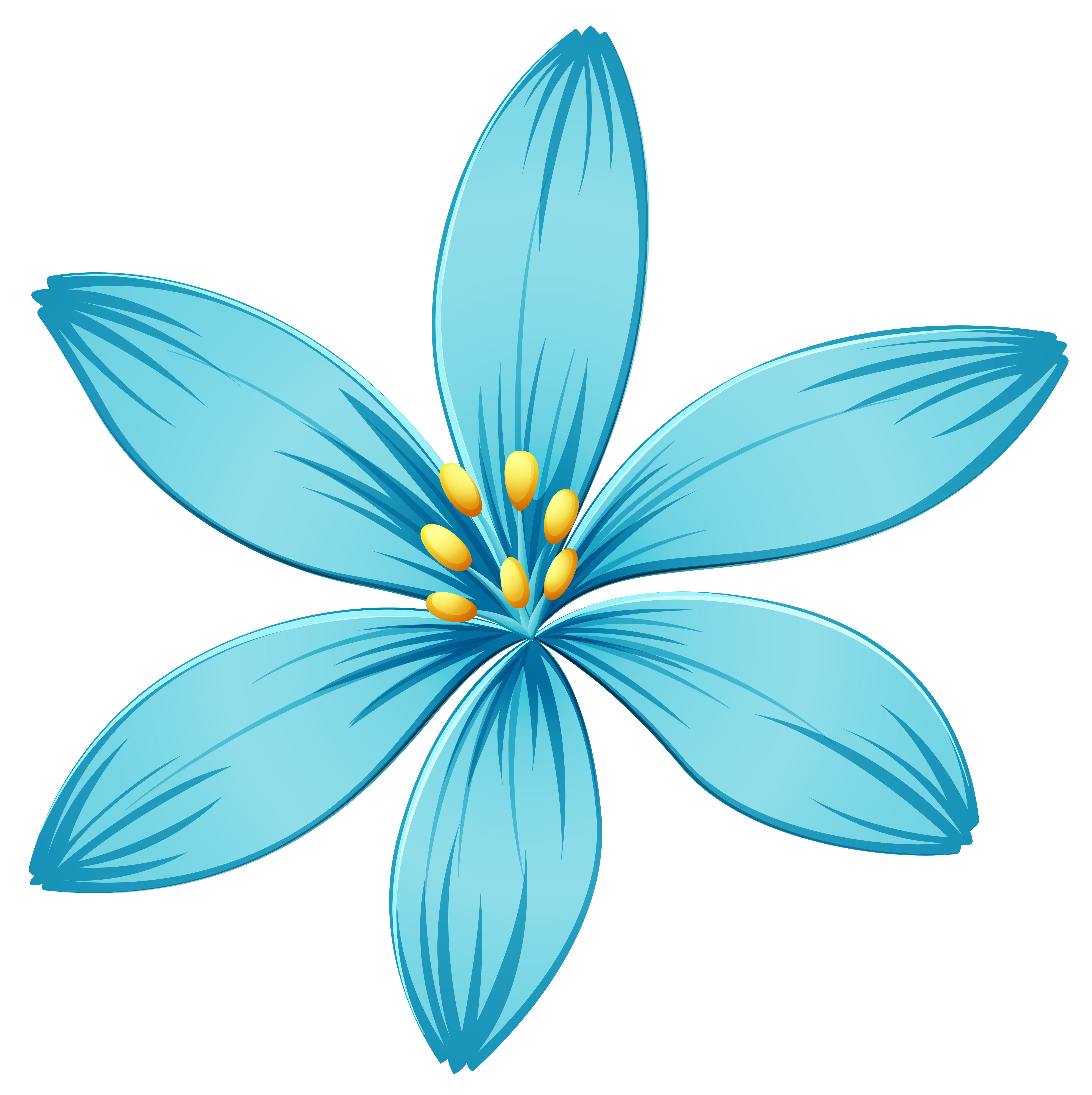 Blue Flower PNG Image | Gallery Yopriceville - High-Quality Images and