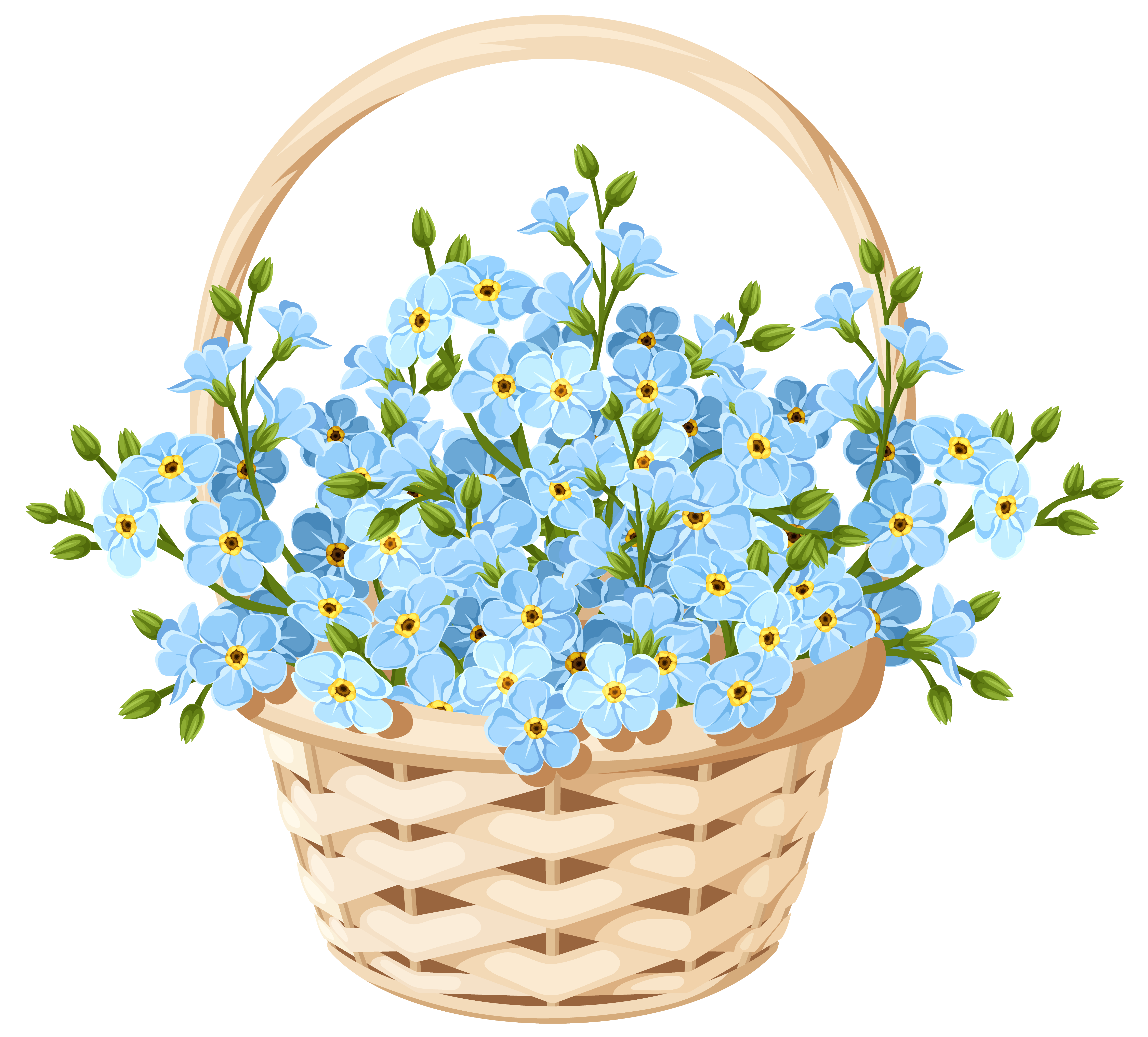free clip art flower baskets - photo #44