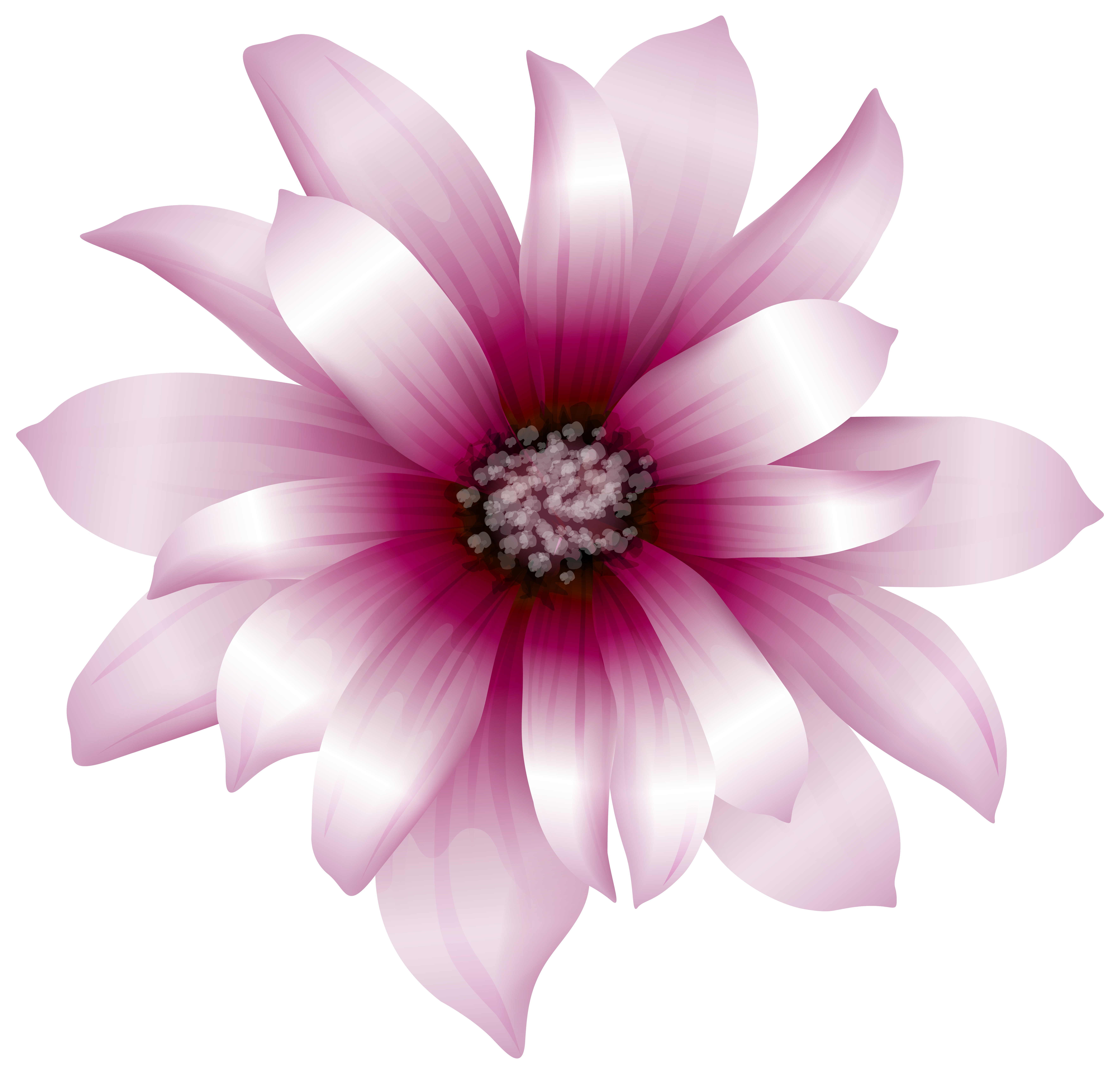 Large Pink Flower Transparent PNG Clip Art Image | Gallery Yopriceville