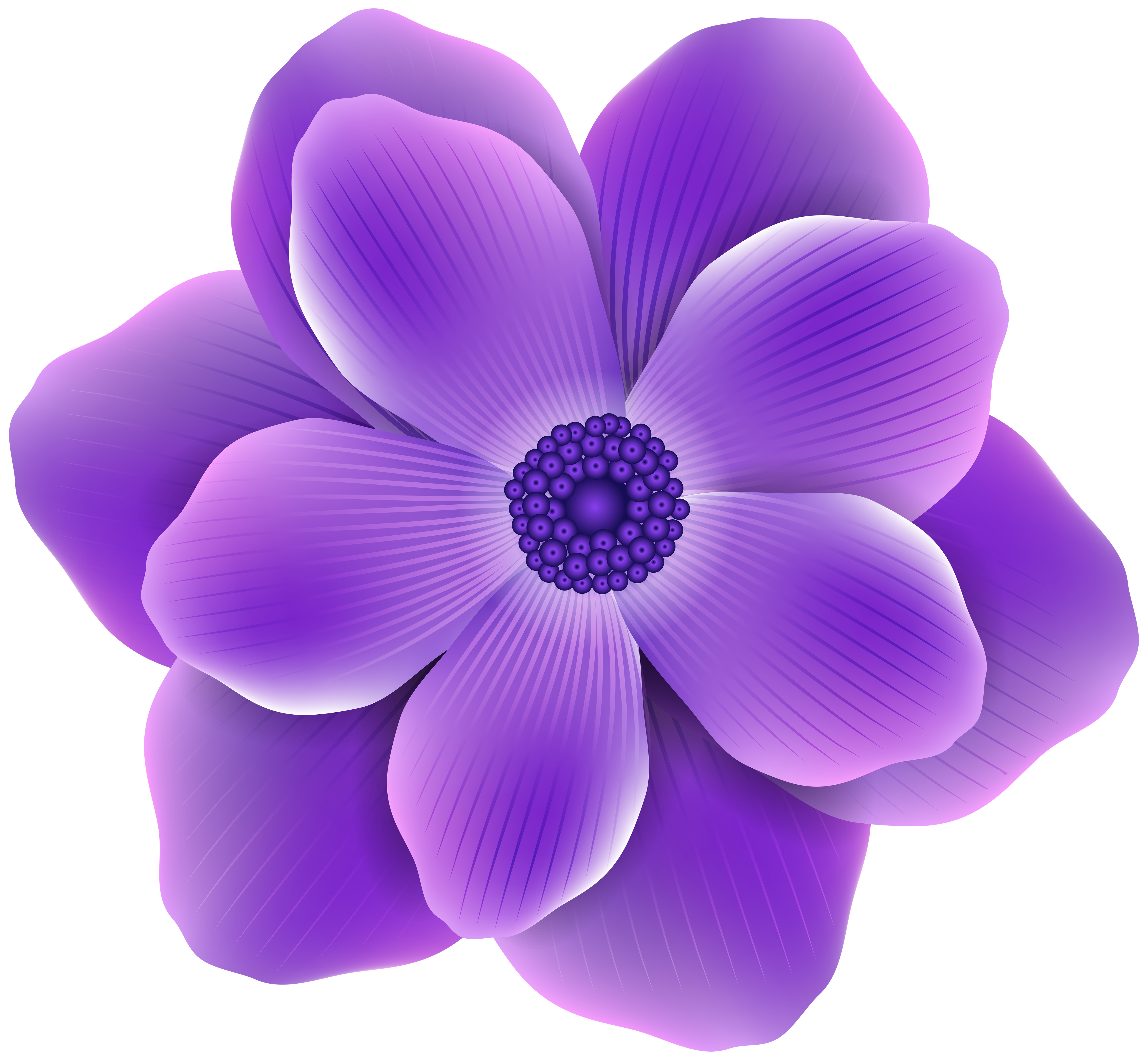 free purple flower clip art - photo #49