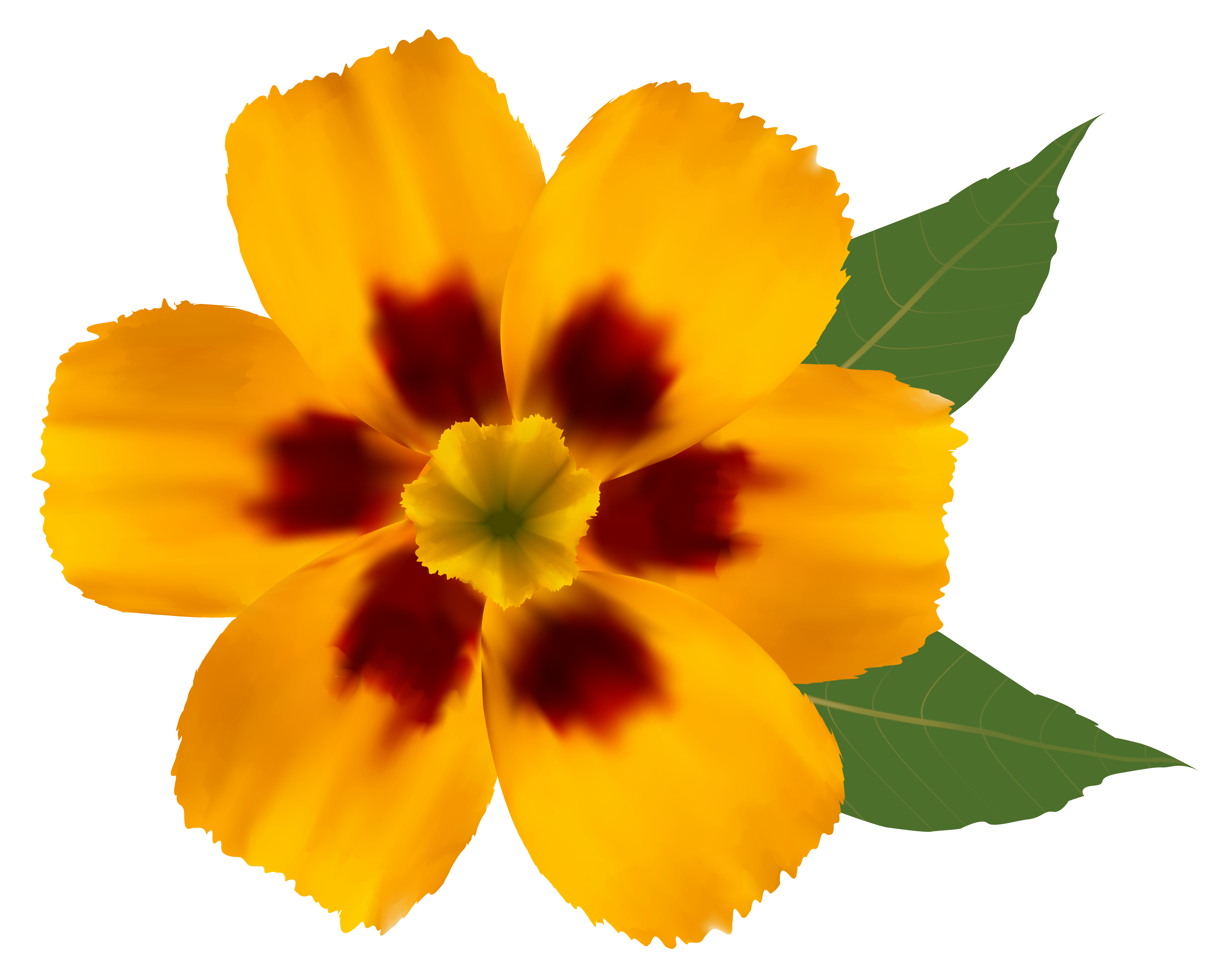 clipart of yellow flowers - photo #34