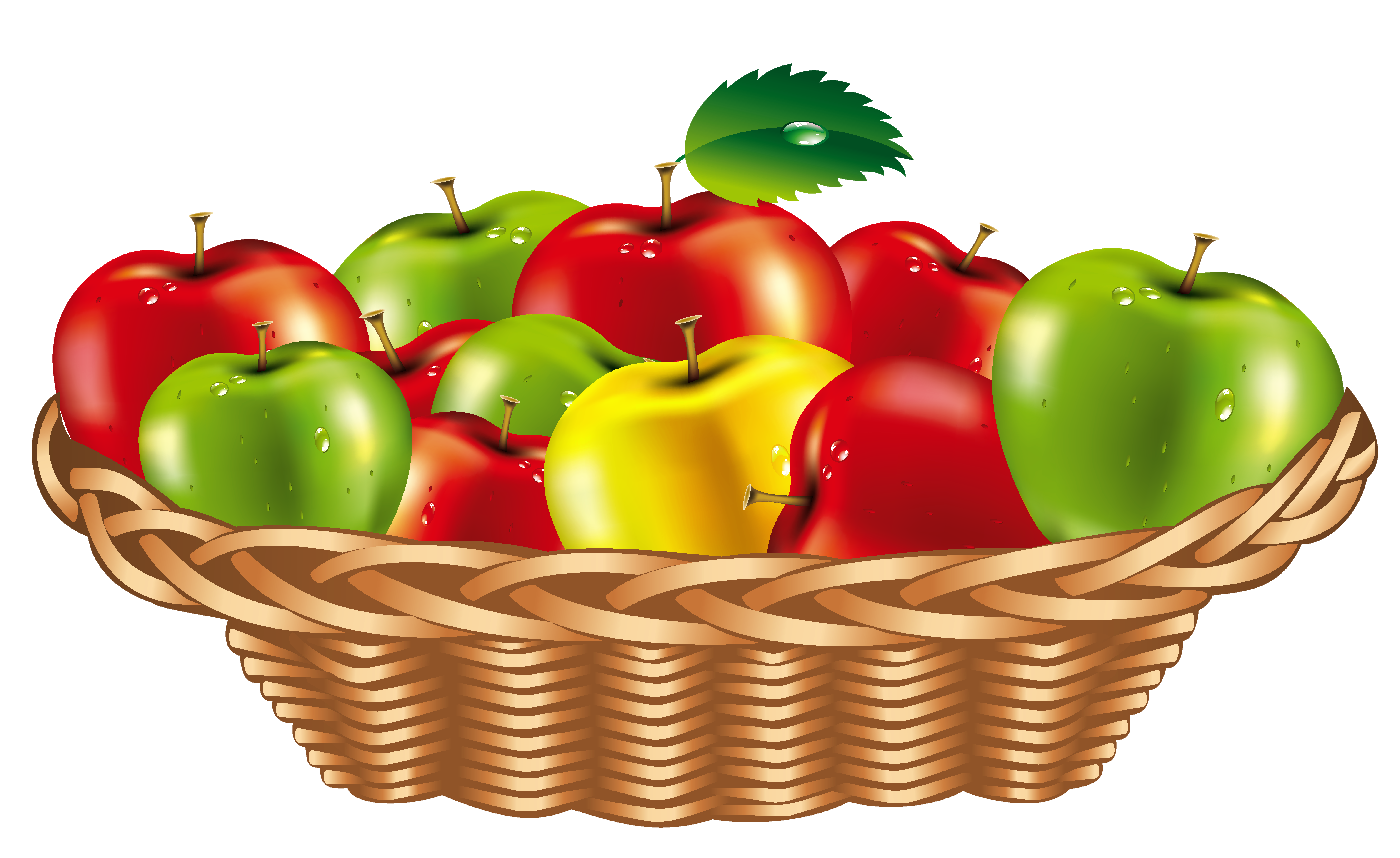 free fruit basket clipart - photo #8