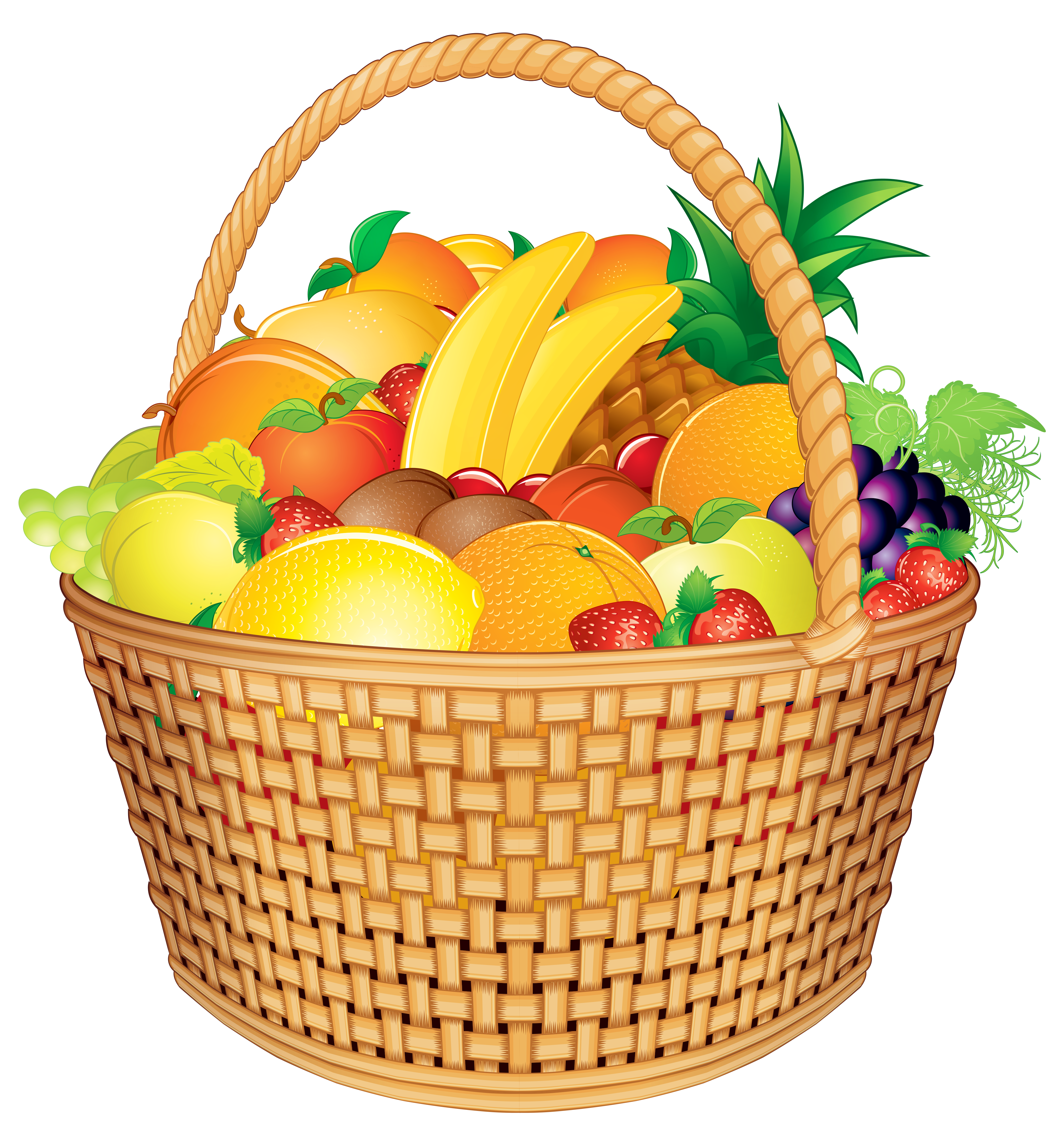 free clip art fruit basket - photo #17