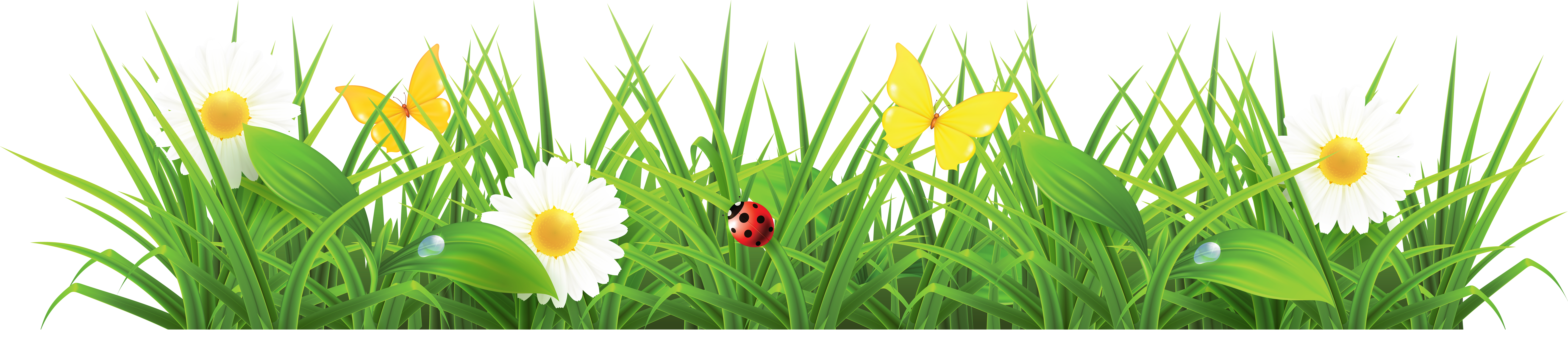 free clipart grass and flowers - photo #11