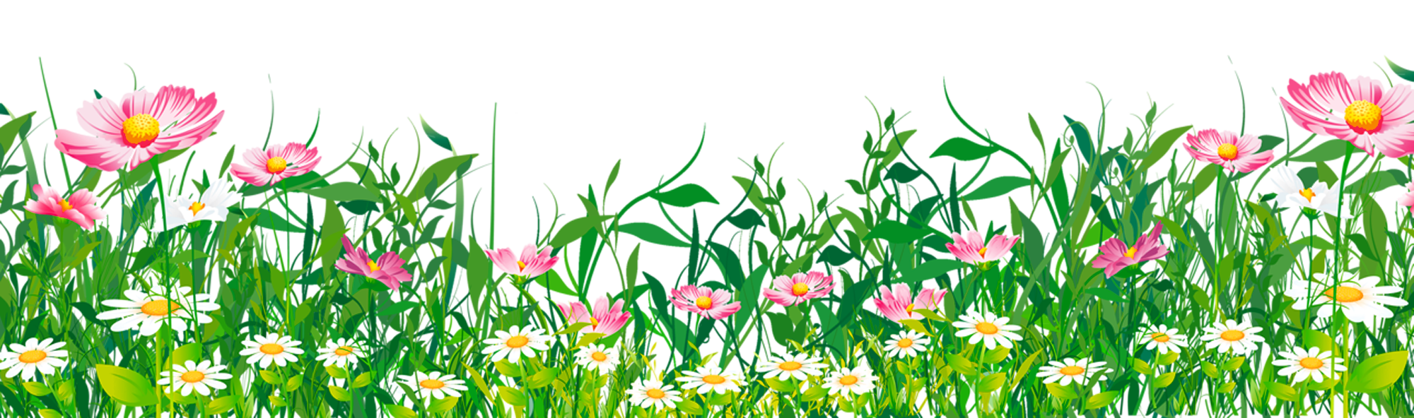 free clipart grass and flowers - photo #14