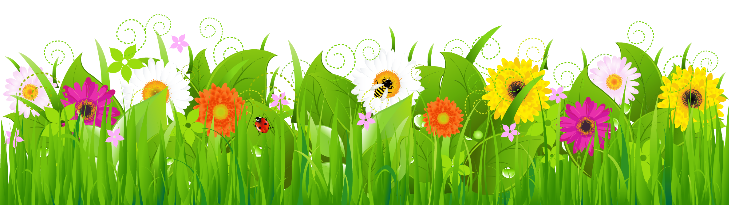 free clipart grass and flowers - photo #8