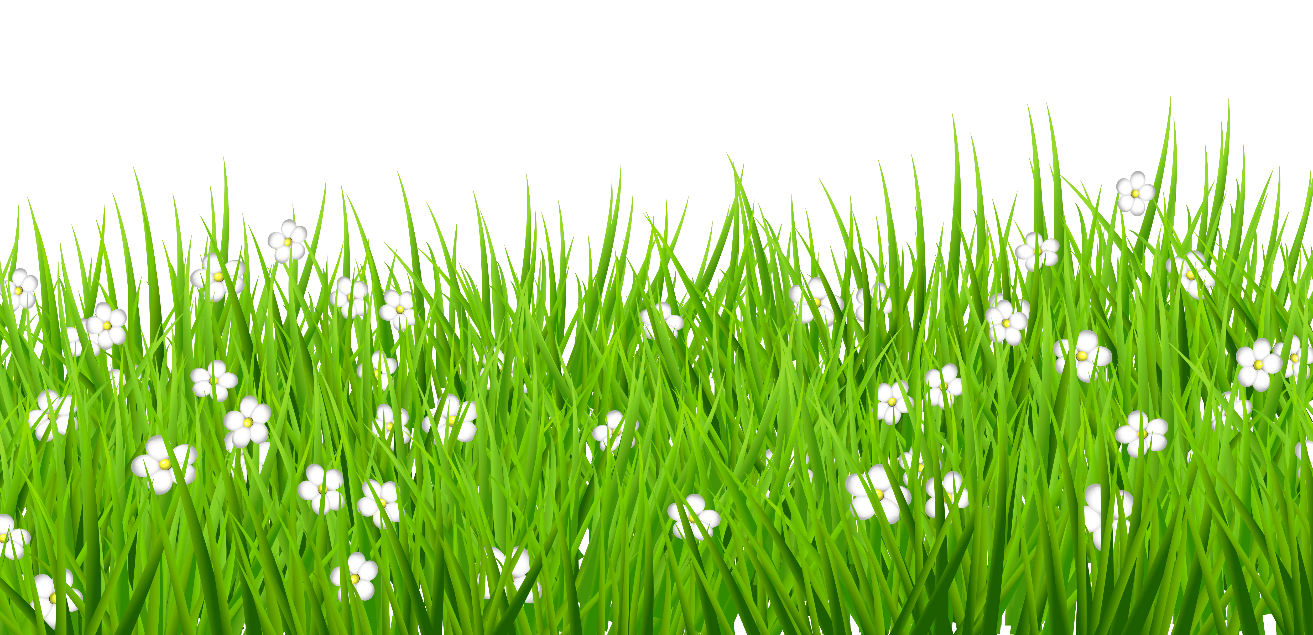 Grass and Flowers Clip Art – Cliparts