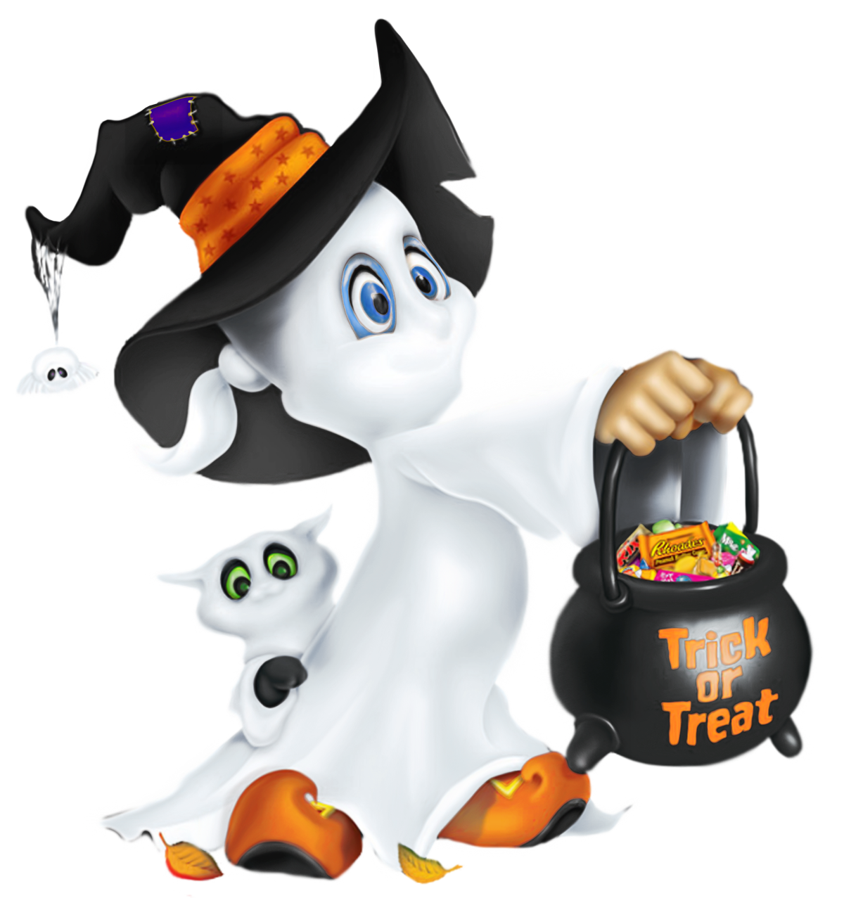 Cute Halloween Ghost Clipart | Gallery Yopriceville - High ...