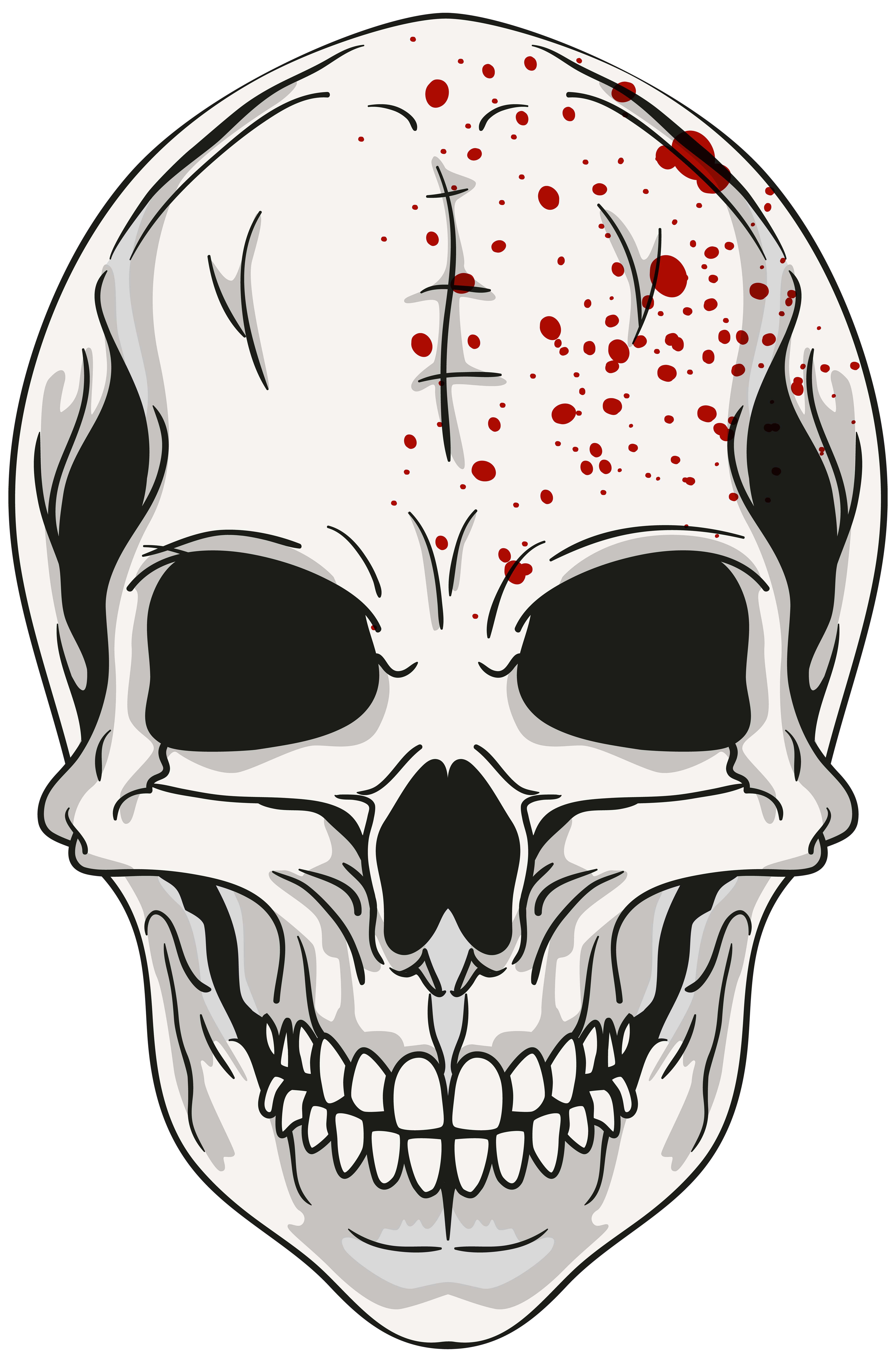 free halloween skull clip art - photo #15