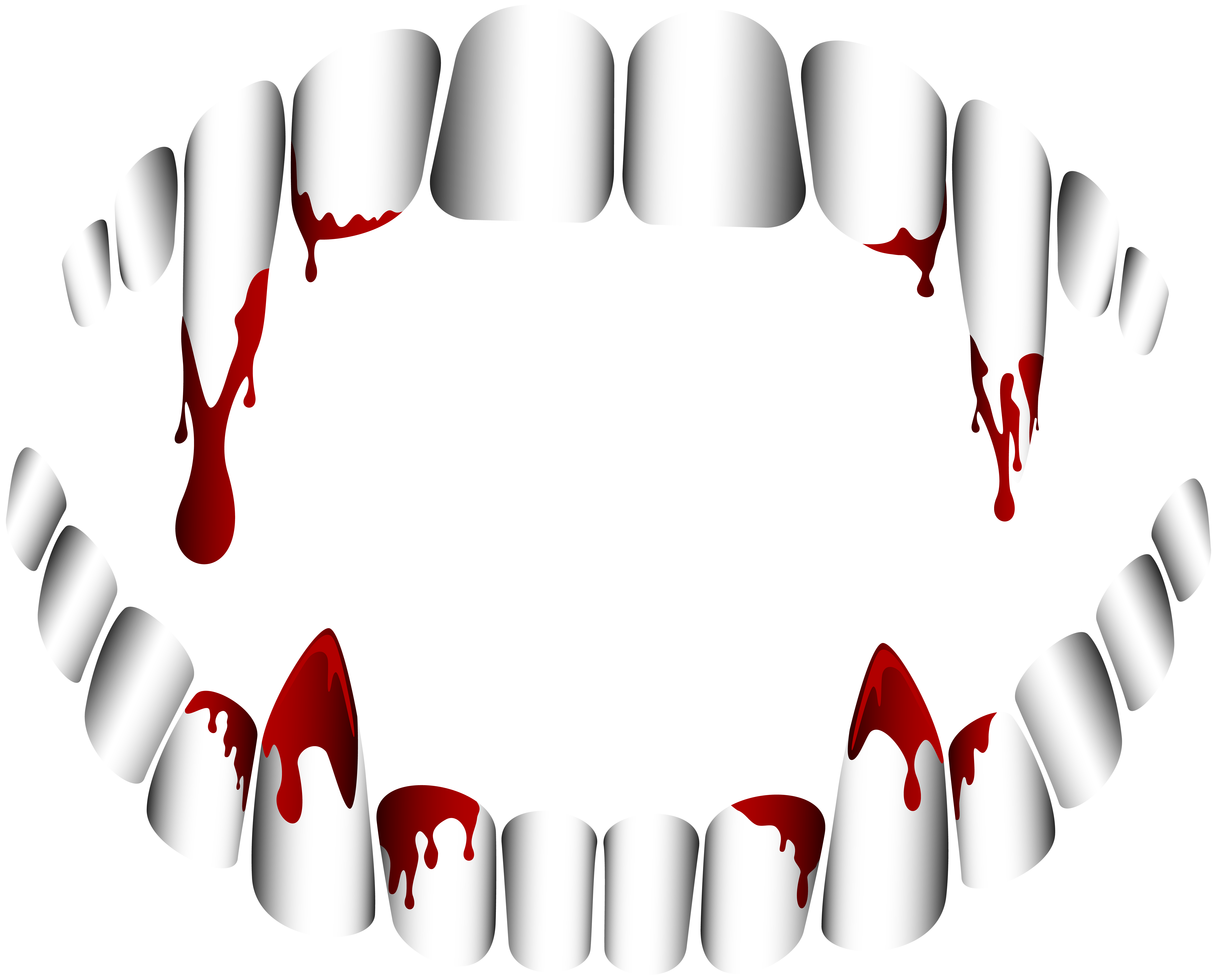 Vampire Teeth Transparent PNG Clip Art | Gallery Yopriceville - High