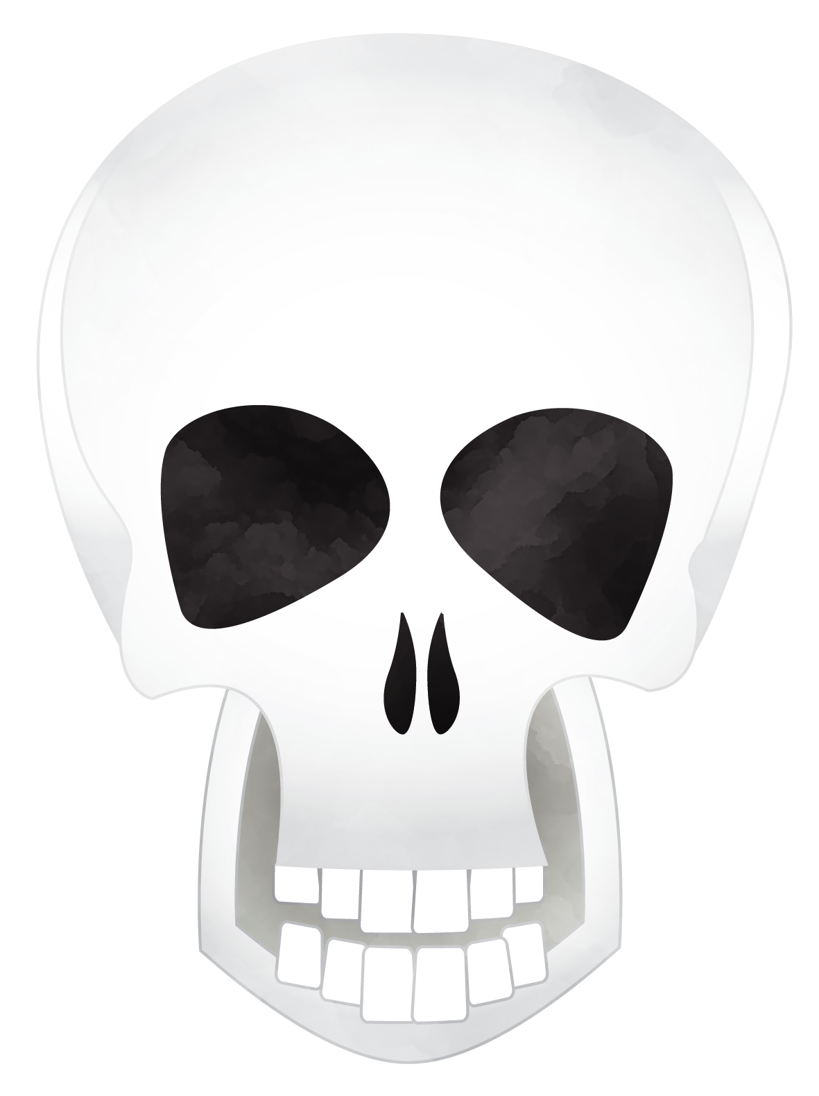 White Skull Transparent Clipart | Gallery Yopriceville - High-Quality