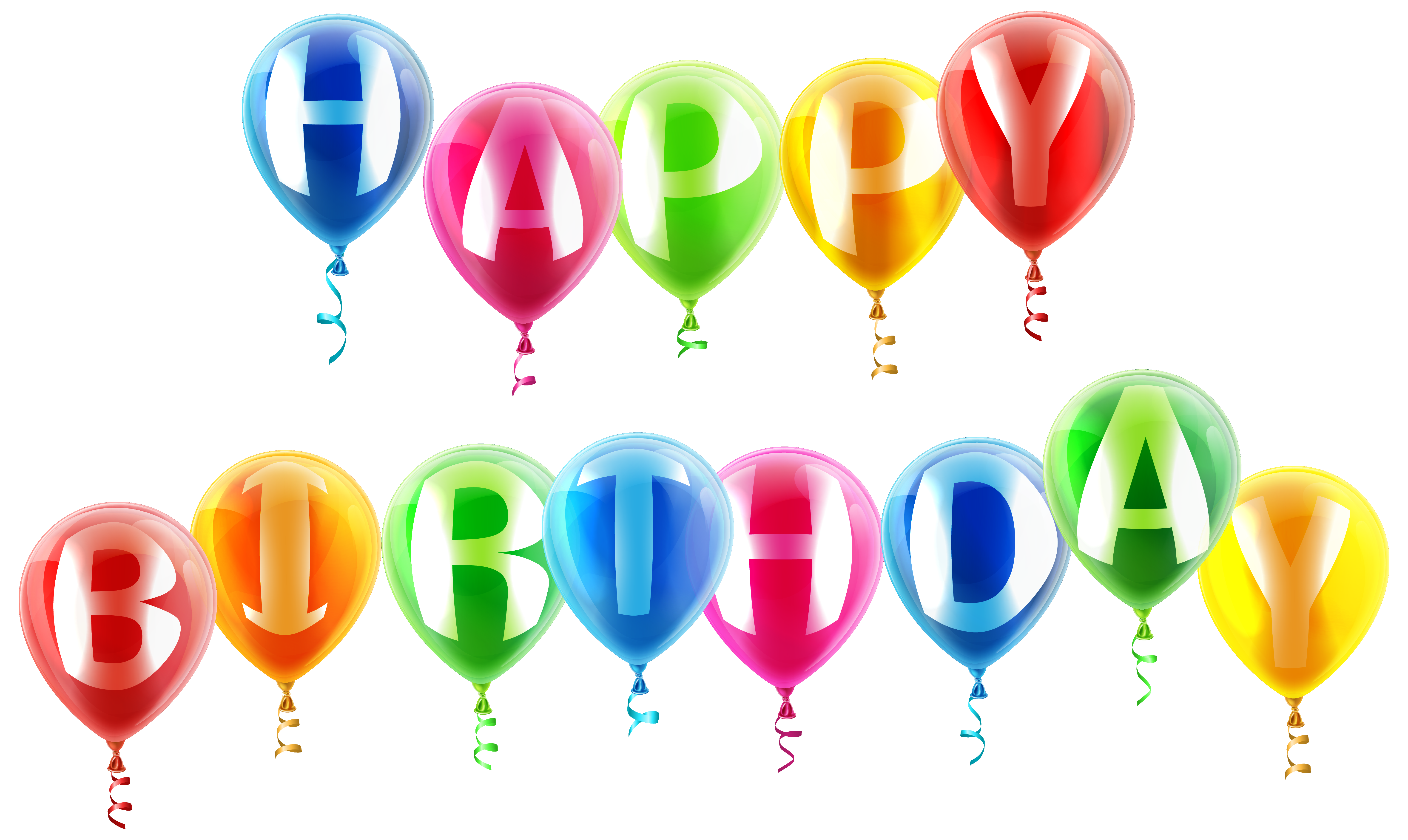 happy birthday clipart balloons - photo #26